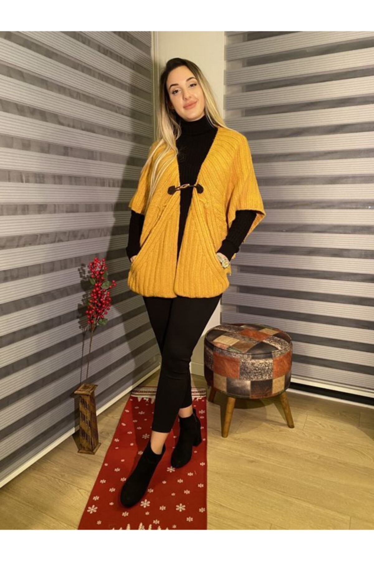 butik fulia Önden Cepli Panço