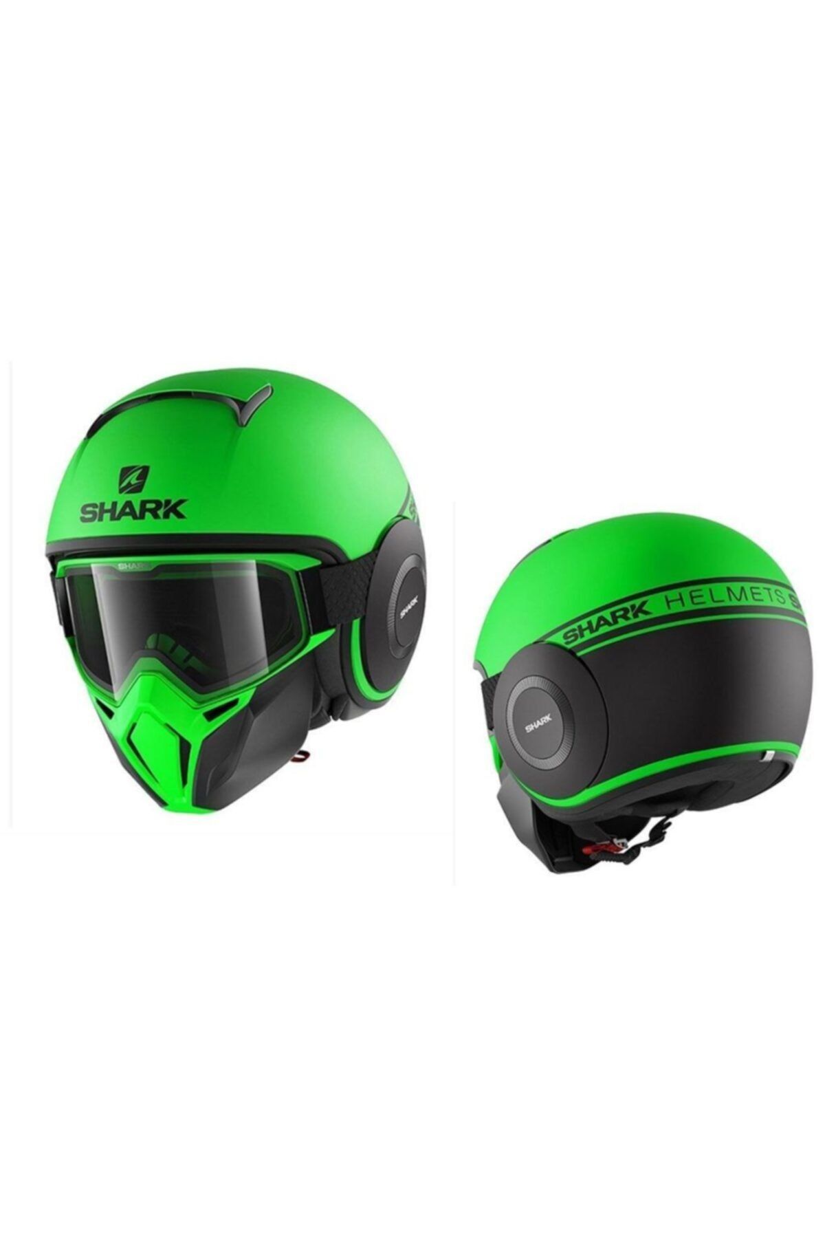 Shark Street Dreak Neon Açık Kask