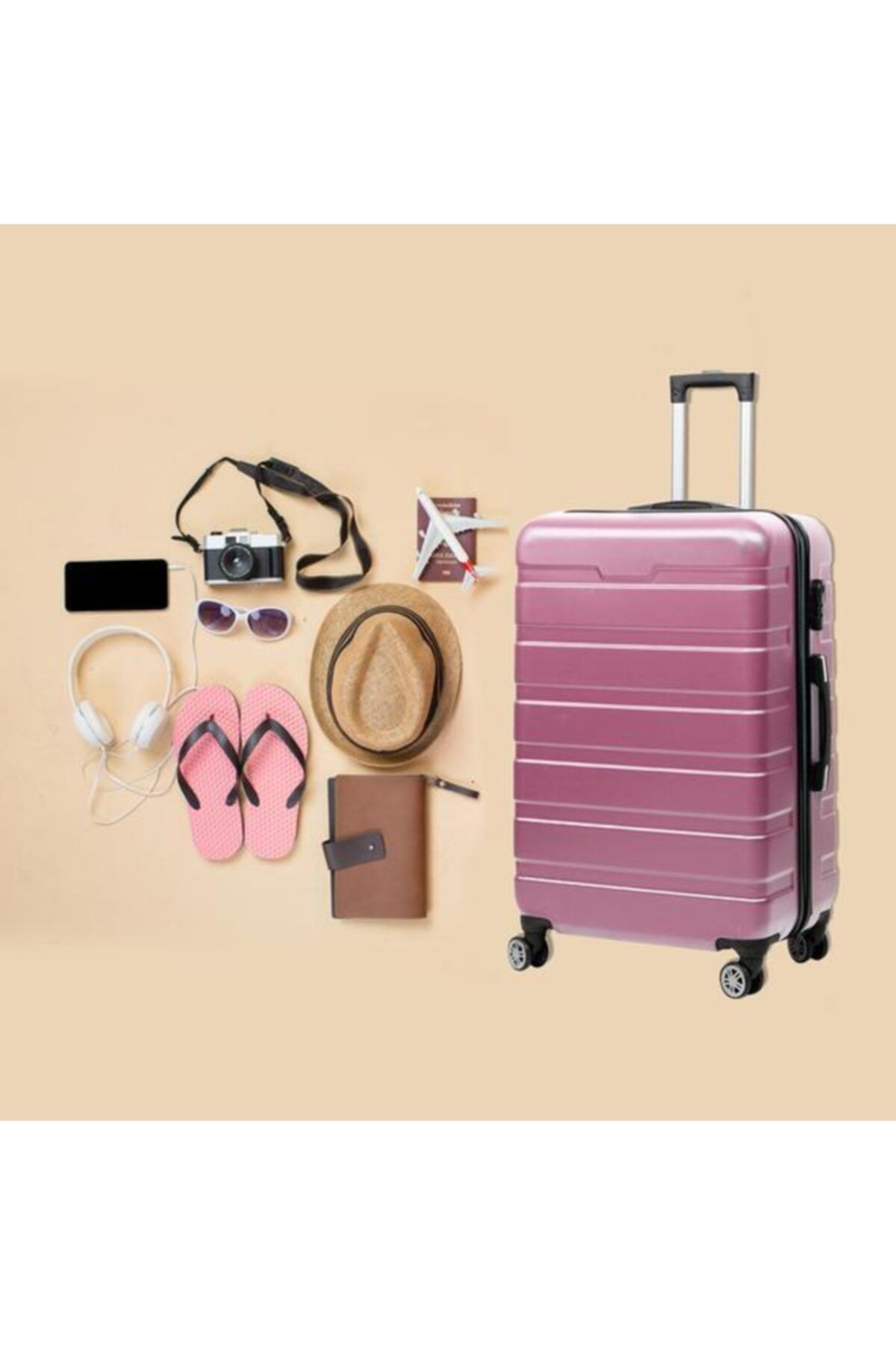 Hoffmanns Titan Kabin Boy Valiz - Pembe