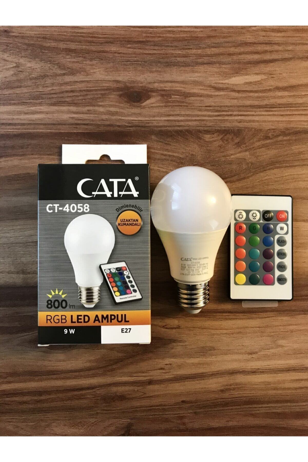 Cata Rgb Kumandalı Animasyonlu 9 Watt Led Ampul