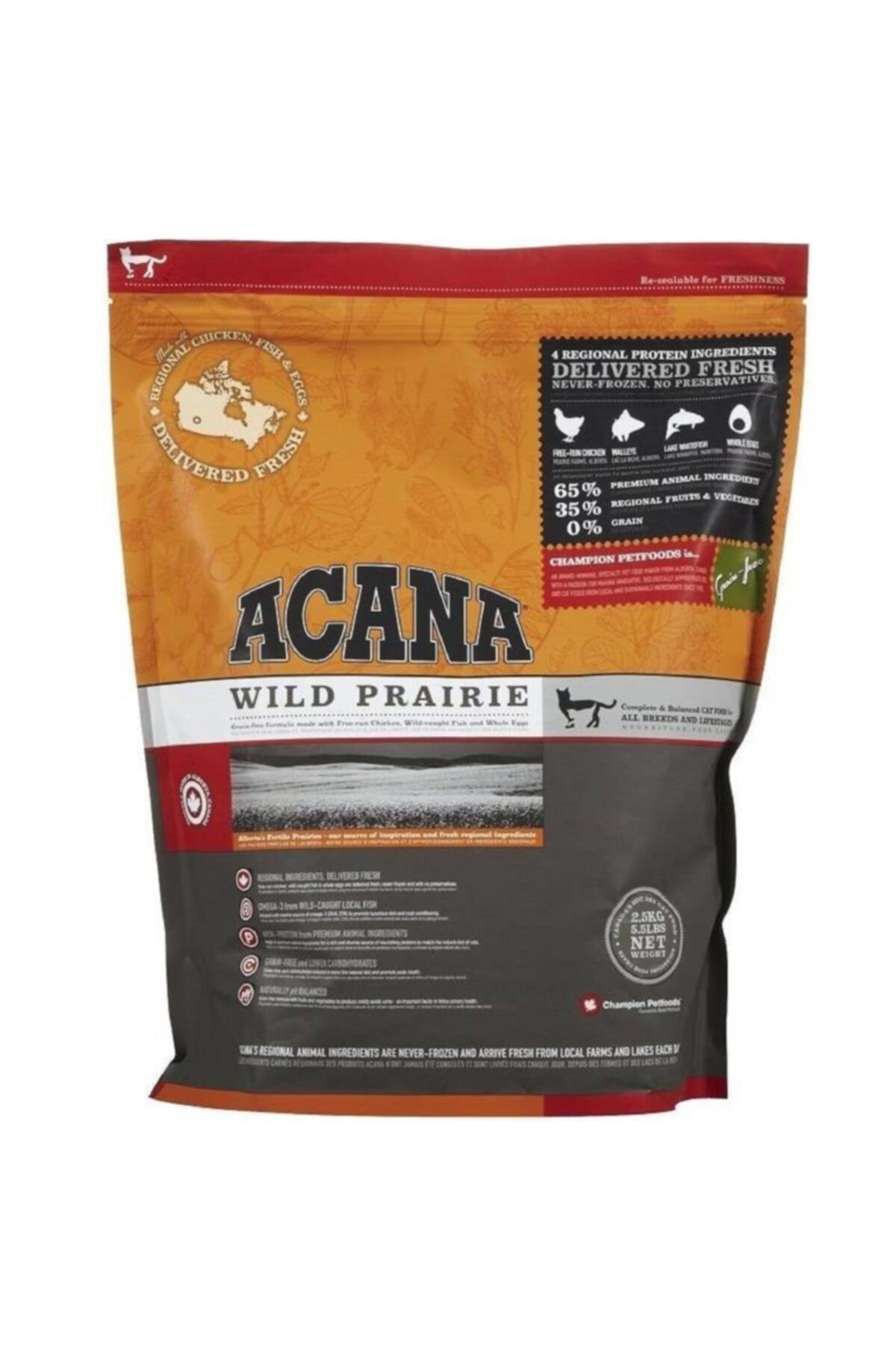 Acana Wild Prairie Cat Tüm Irk Ve Yaşam Evreleri Tahılsız Kedi Maması 2,27 Kg