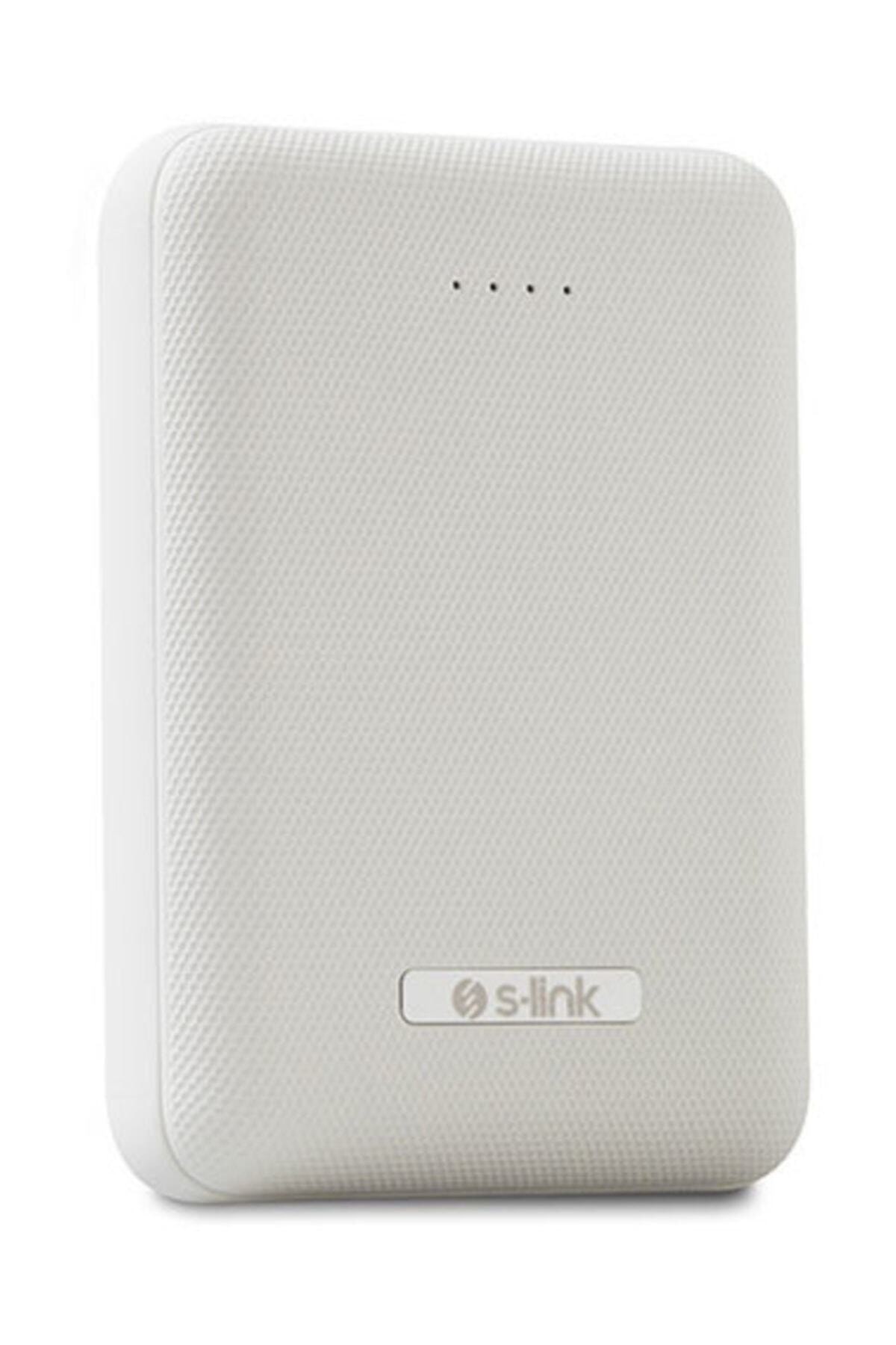 SLINK Ip-g11m 10000mah Powerbank 2 Usb Port Beyaz Taşınabilir Pil Şarj Cihazı