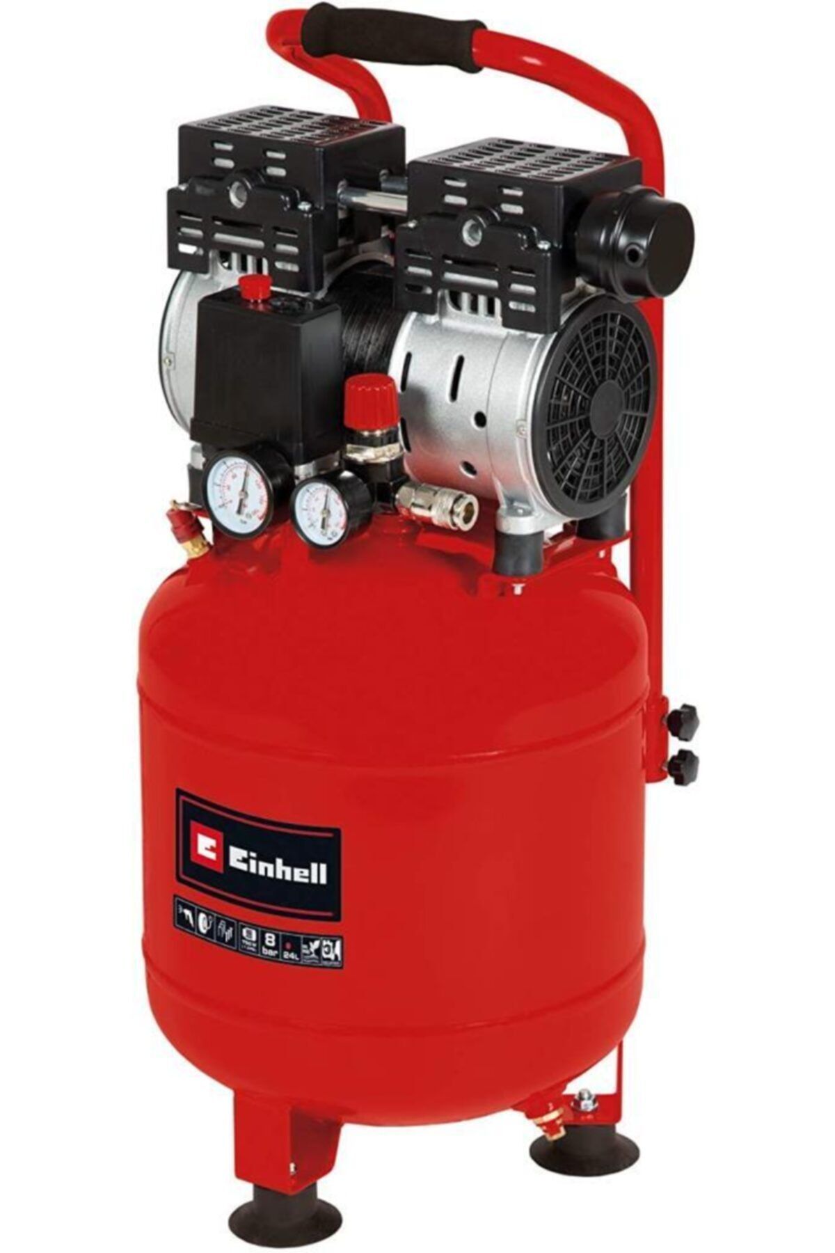 Einhell Te-ac 24 Yağsız Sessiz Hava Kompresörü 750w 8 Bar 24lt
