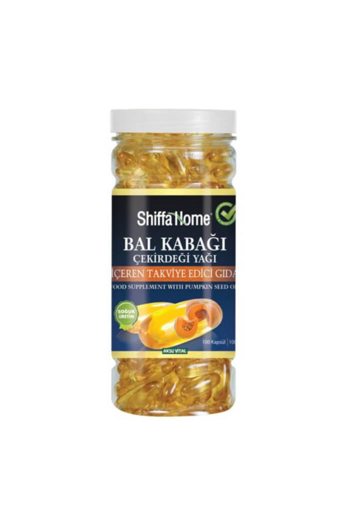 Shiffa Home Bal Kabağı Çekirdeği Yağı 100 Softjel