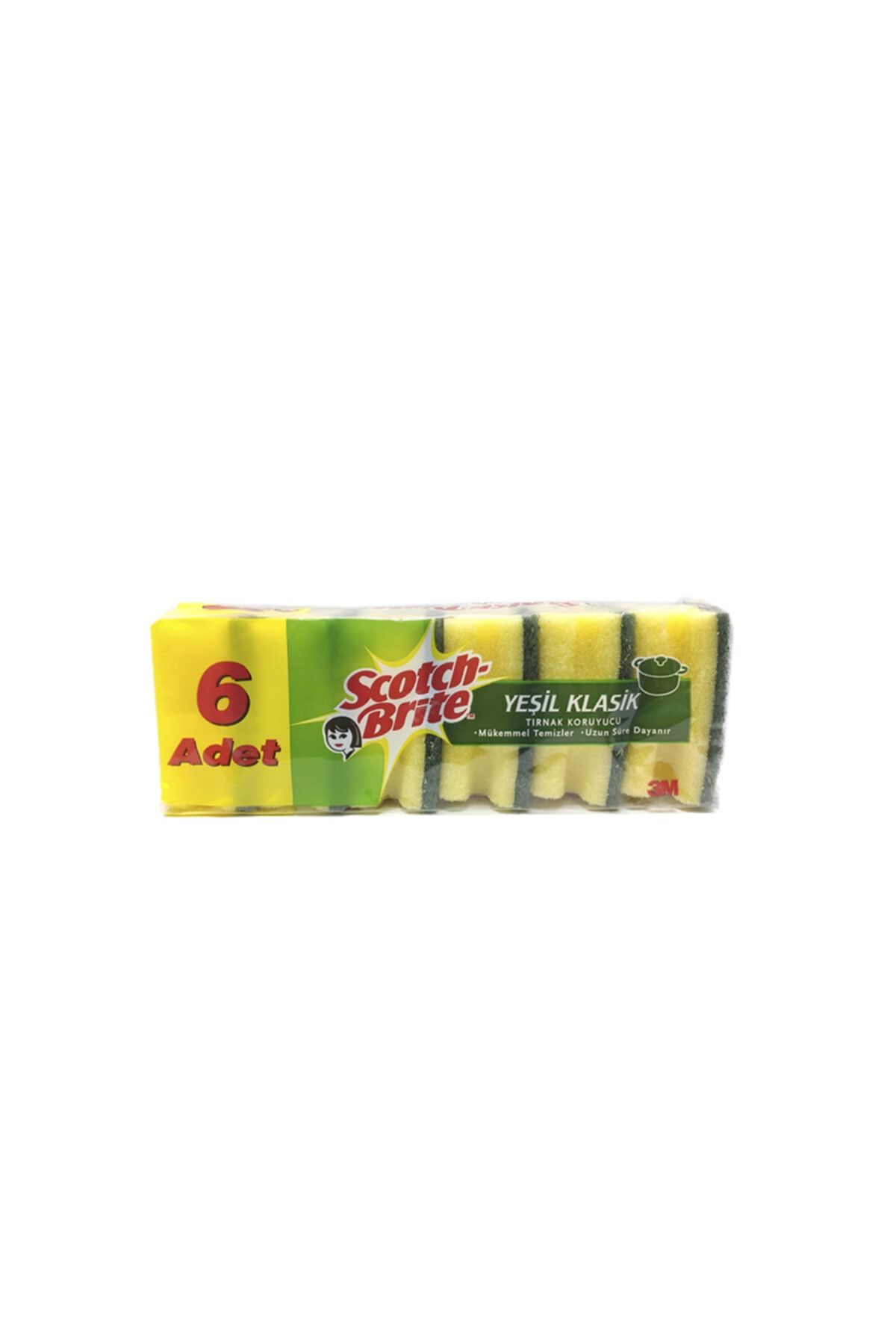 Scotch Brite 3m Bulaşık Süngeri Tırnak Koruyuculu 6lı