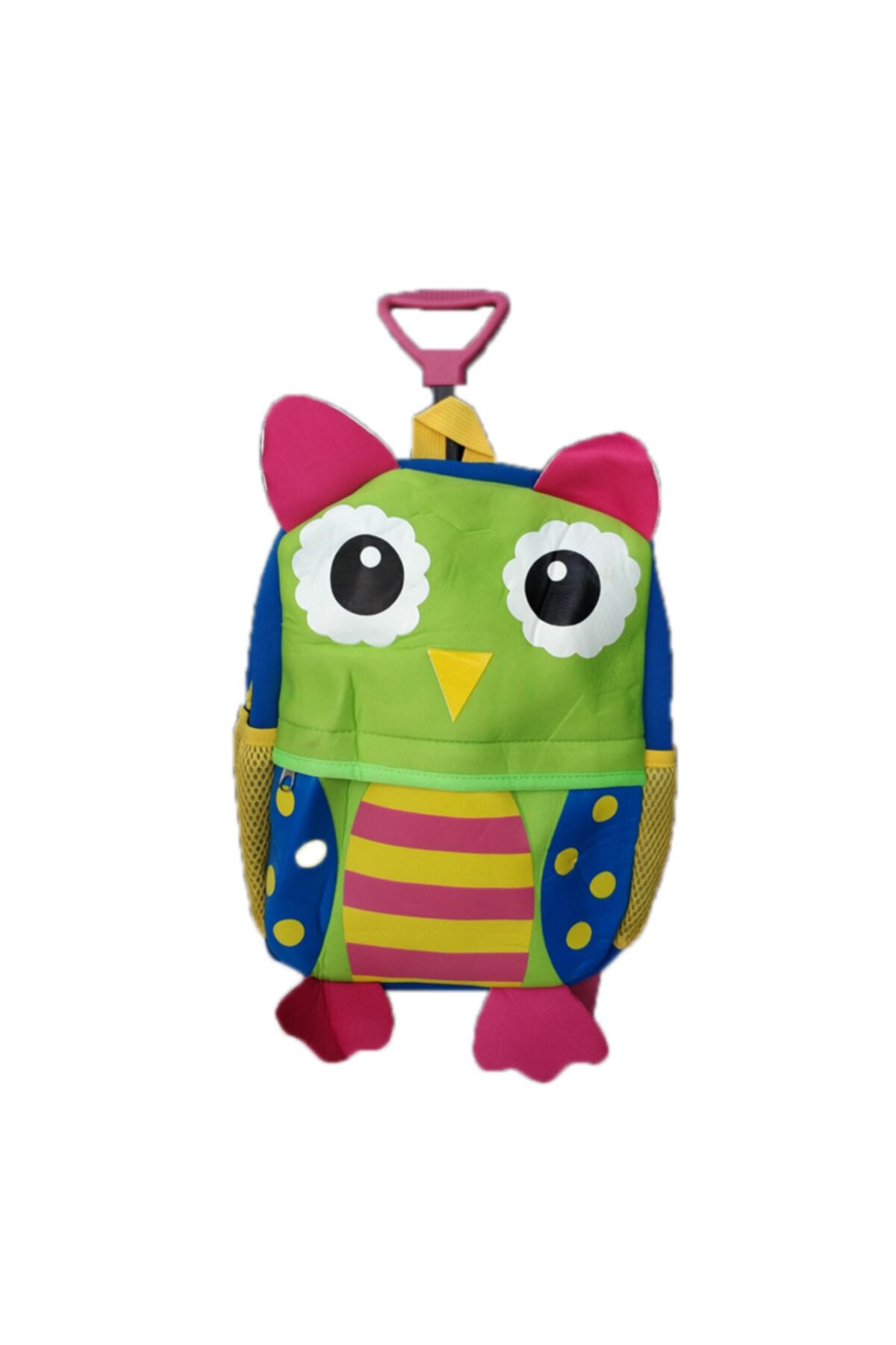 redpoloshop Anaokulu Çekçekli Kreş Sırt Çantası 3-6 Yaş 2 Gözlü 33x25x10 Cm