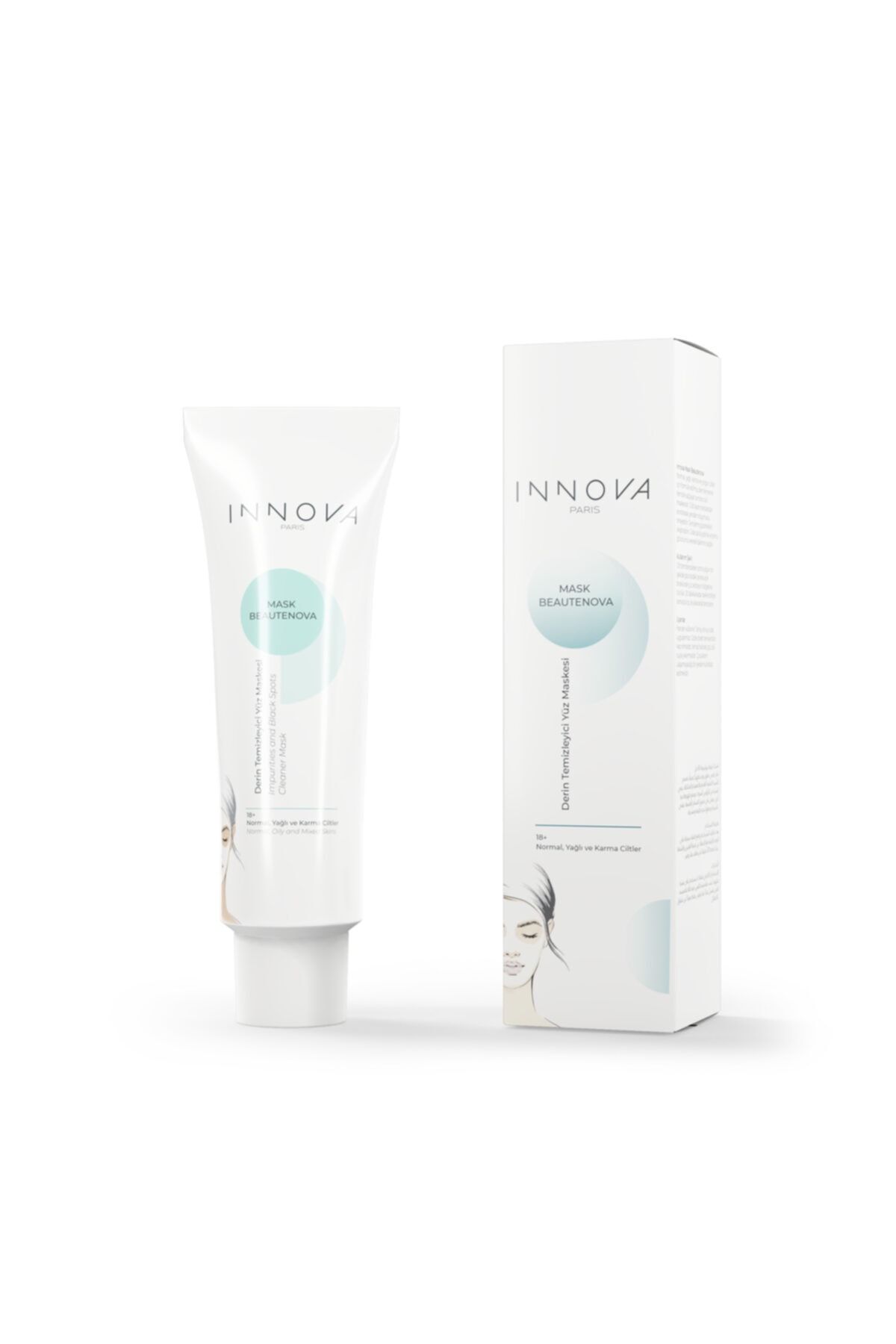 Innova Mask Beautenova Siyah Nokta Giderici - Arındırıcı Maske 60ml