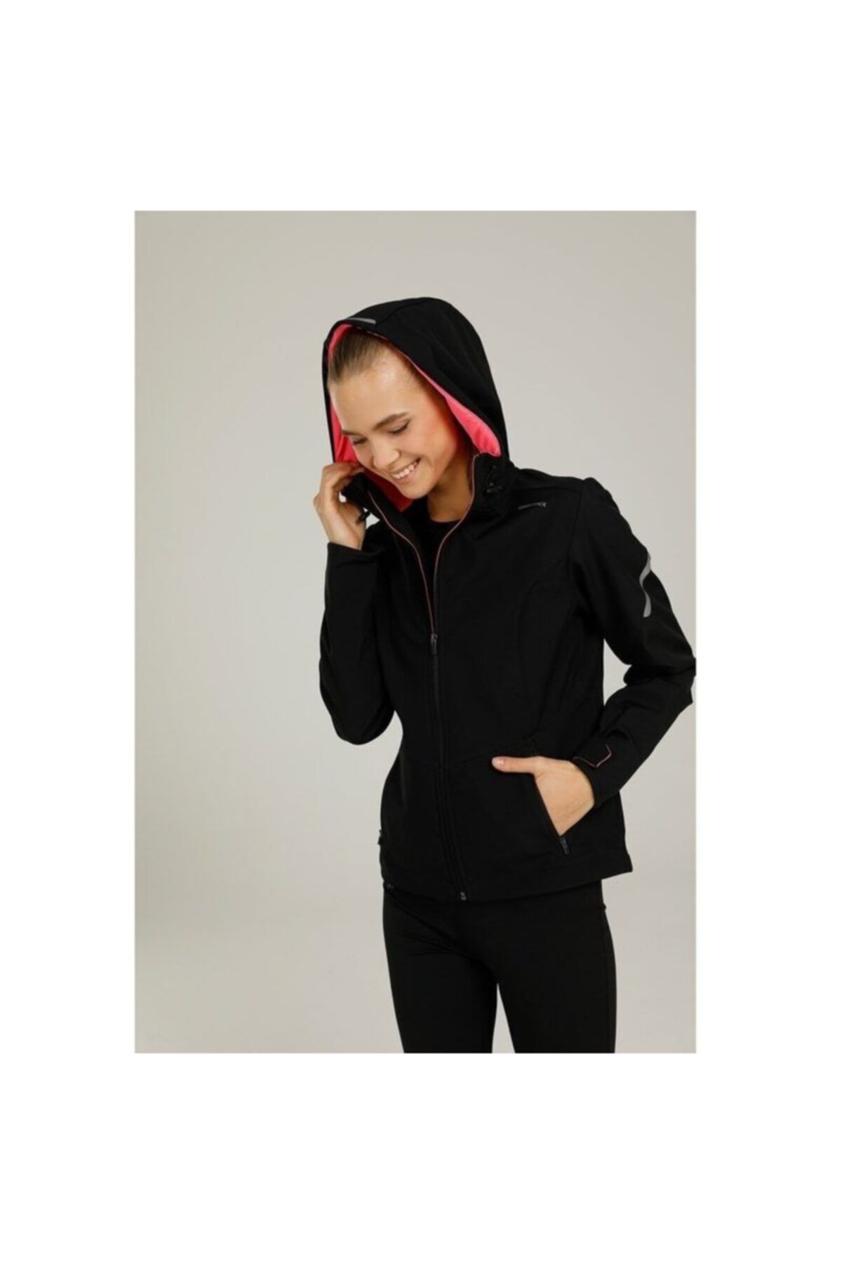 lumberjack Harvey Softshell Siyah Kadın Ceket