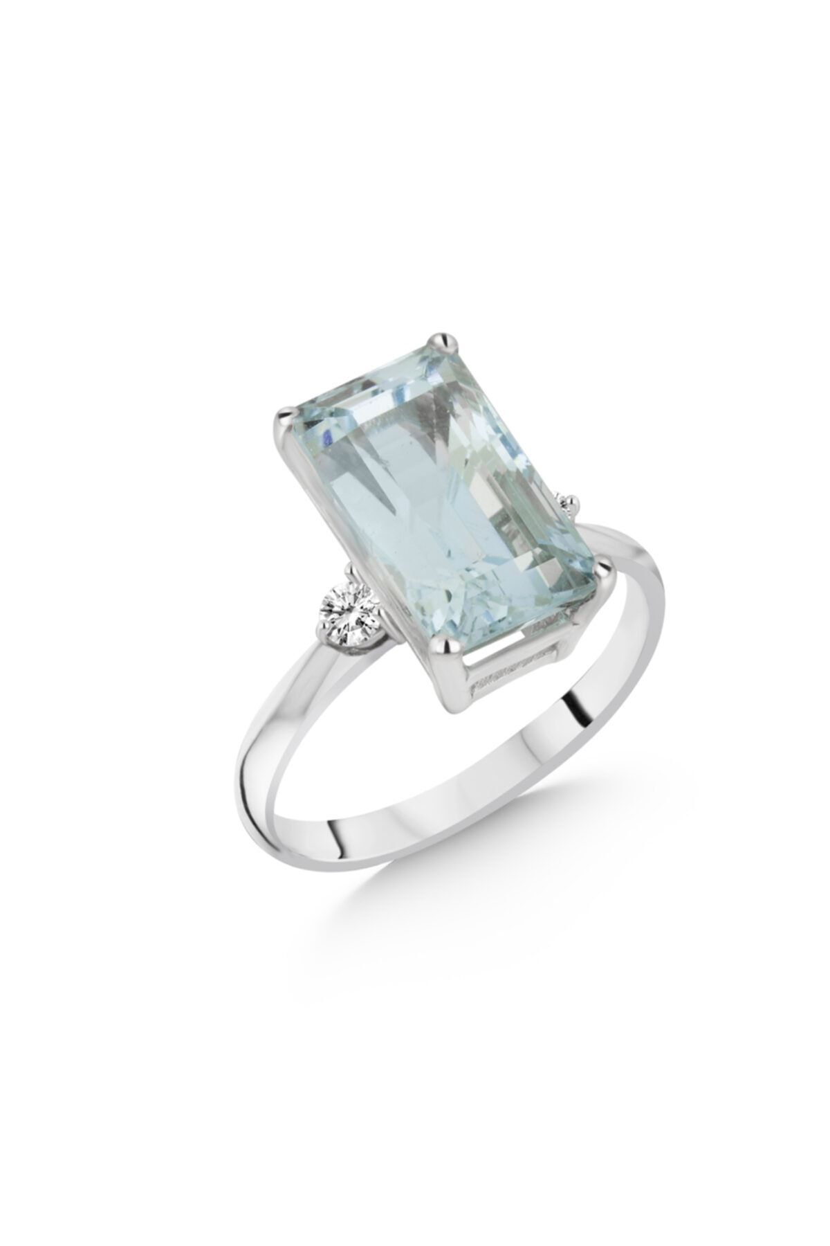 Diamine Pırlanta Topaz Taşlı Fantezi Yüzük