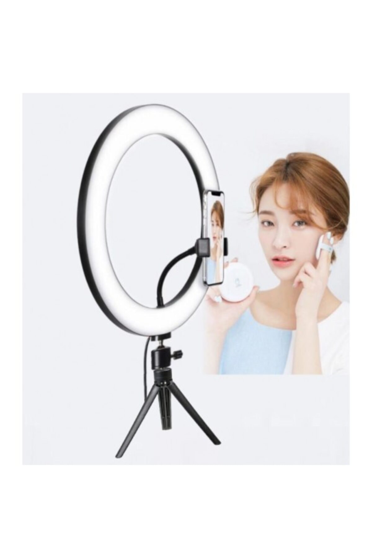 cumboo Ring Light Makyaj Selfie Led Işığı 10 Inç Tripot Ayaklı