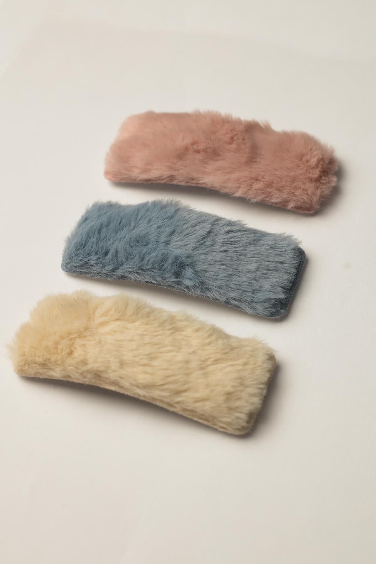 Modex Soft Üçlü Peluş Çıtçıt Toka