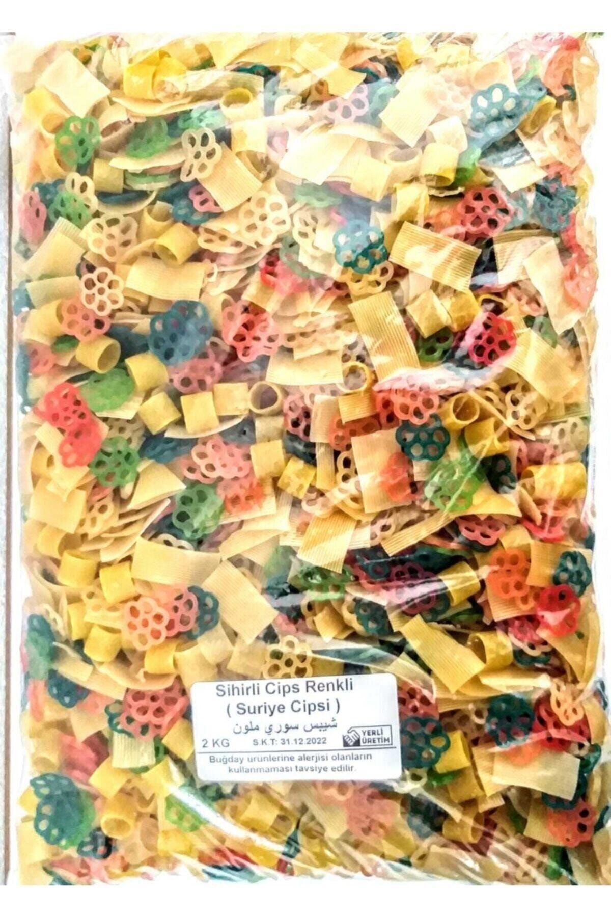 ALAADDIN GIDA Sihirli Cips Renkli ( Suriye Cipsi ) 2 Kg