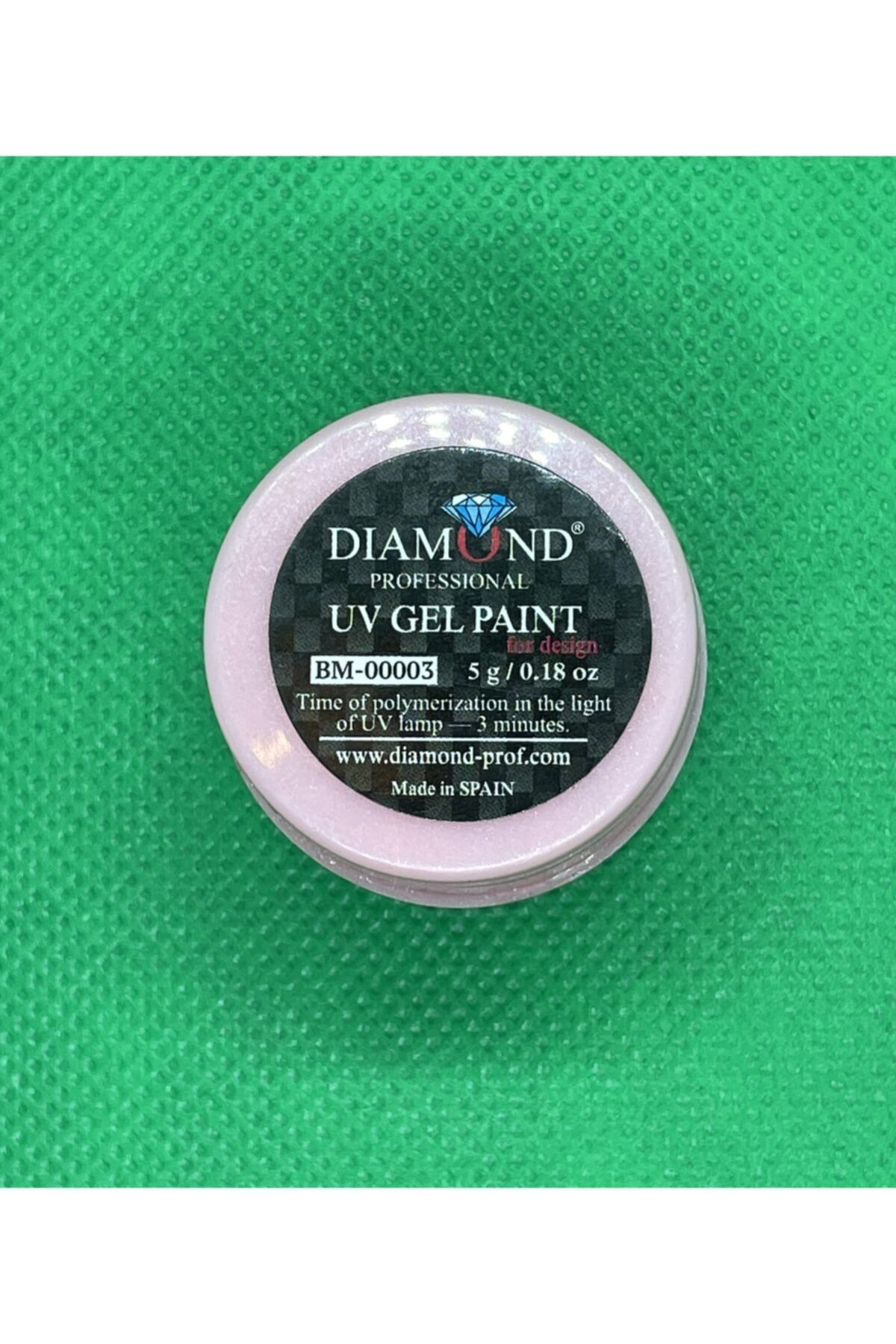 DIAMOND PROFESSIONAL Pembe Kalıcı Oje Tırnak Tasarım Boyası Neon 5 gr
