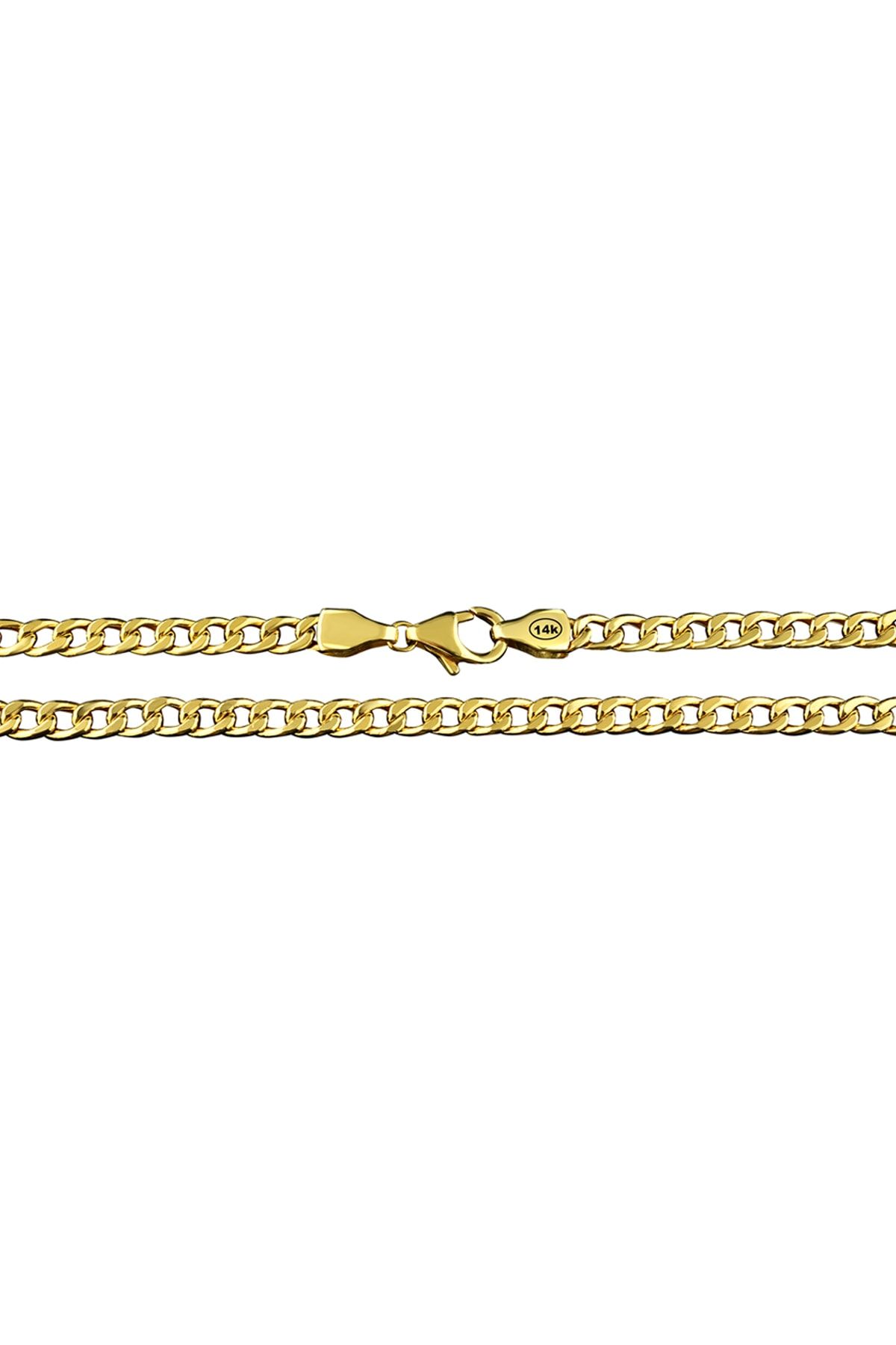 Bysilverstone Leonidas Madalyon Altın 14k Kolye