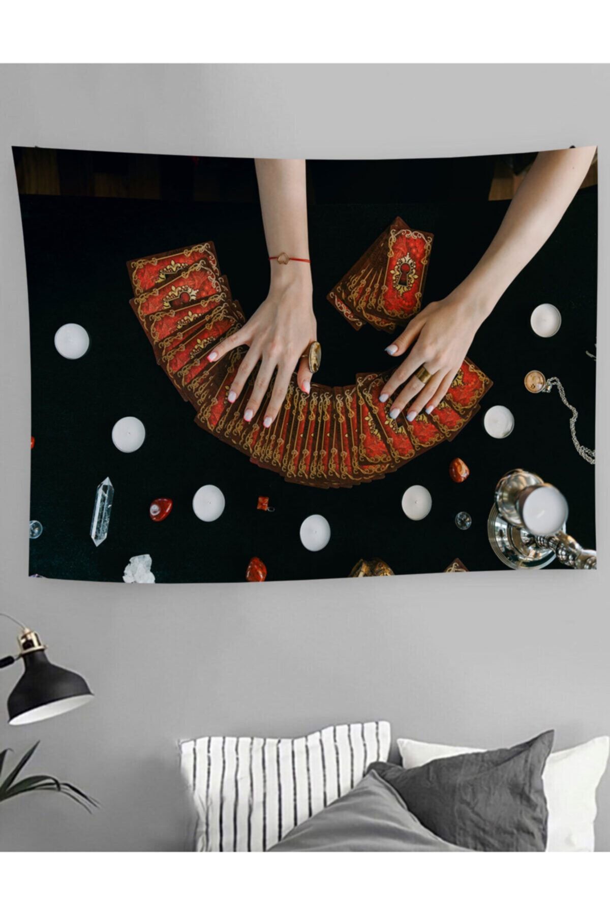ALL OVER Tarot Duvar Örtüsü 150x150cm