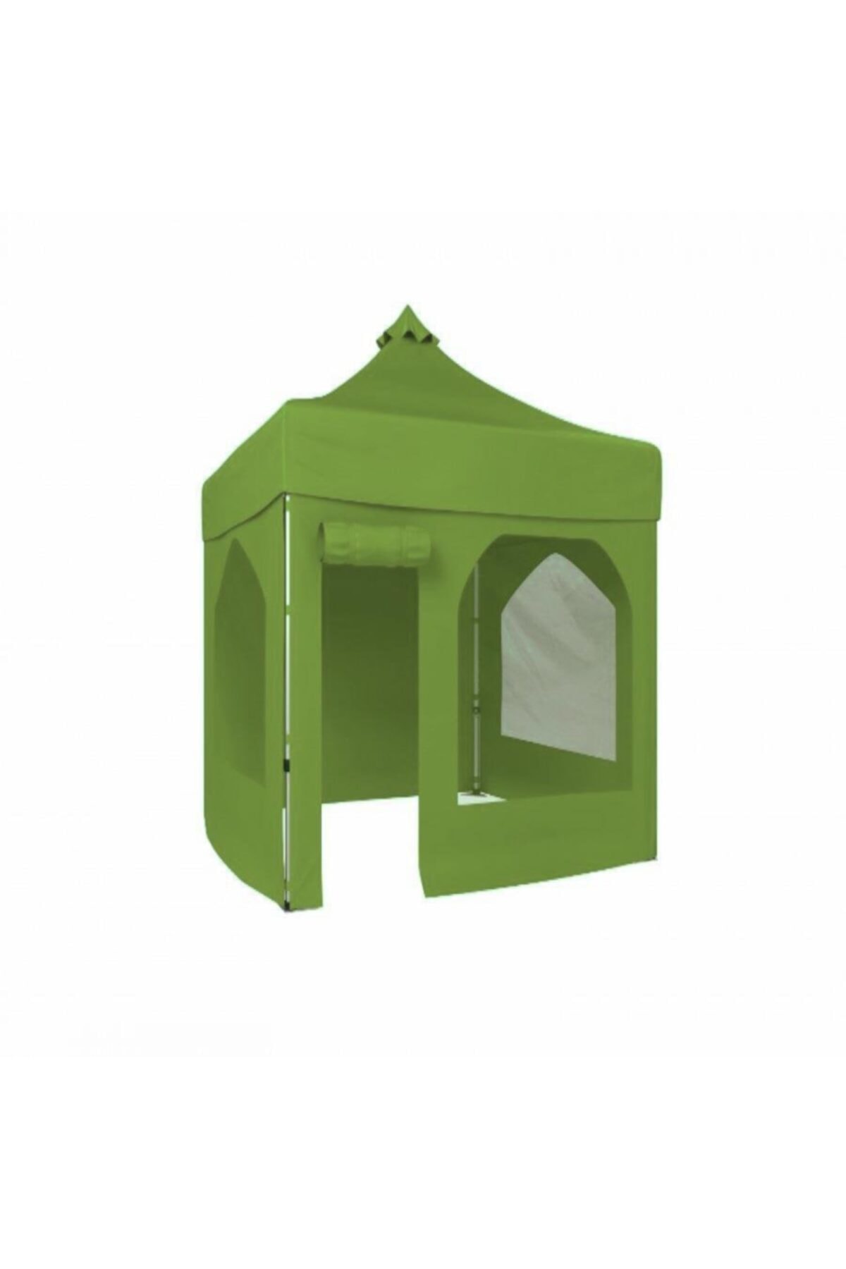 CLK Garden Clk 2x2 40mm Alüminyum Katlanabilir Tente 1 Yan Pencereli 1 Yan Aksesuarsız 1 Yan Kapı Ve Pencereli