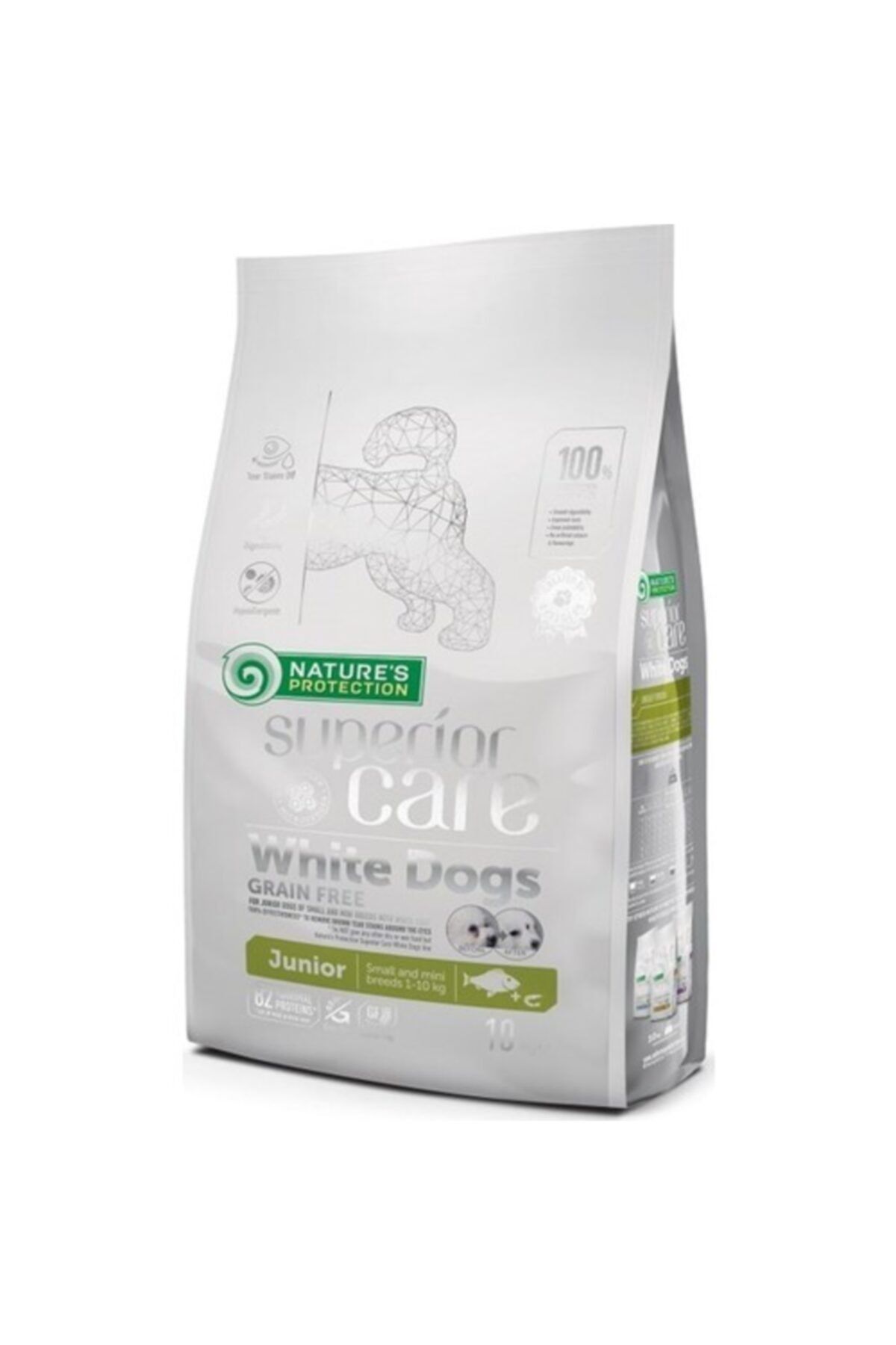 Nature's Protection Küçük Irk Beyaz Tüylü Yavru Köpek Maması 1.5 kg