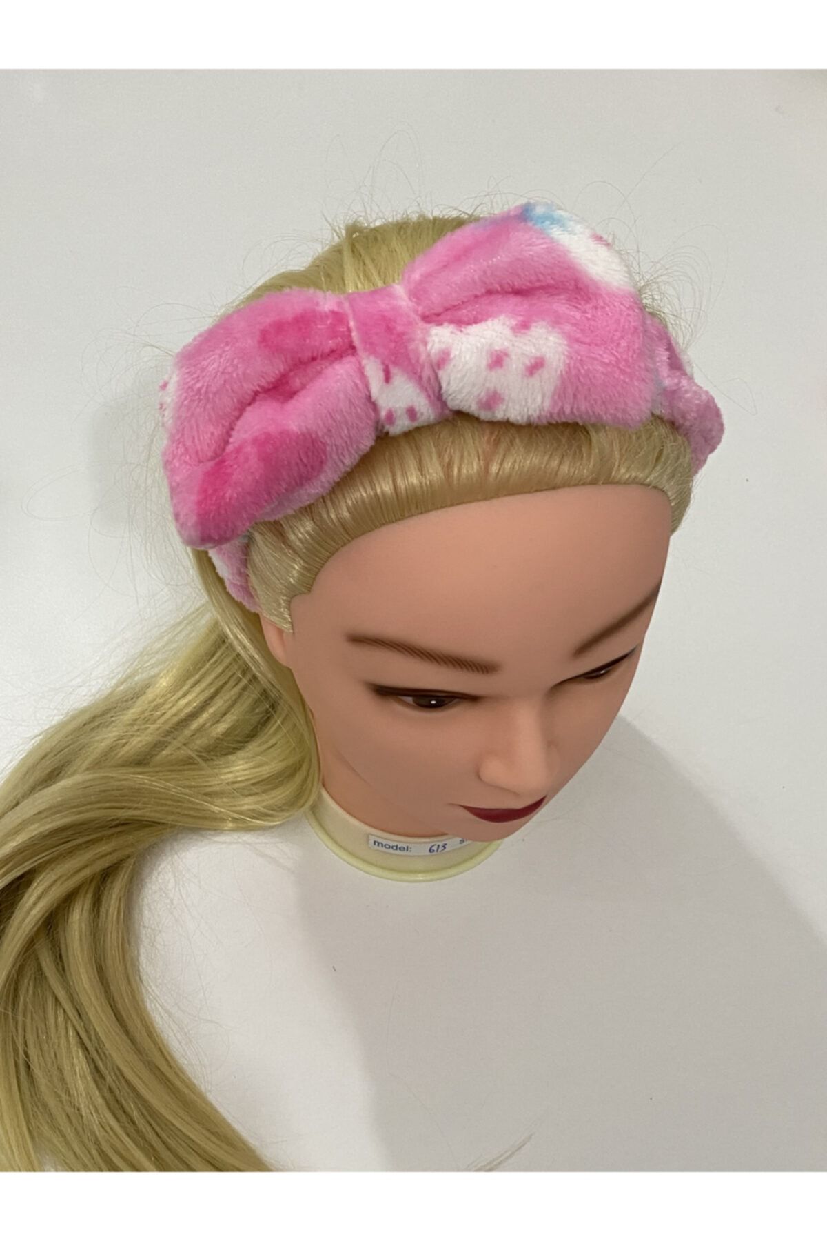 iCurly Peluş Saç Bandı Makyaj Yüz Yıkama Bandana