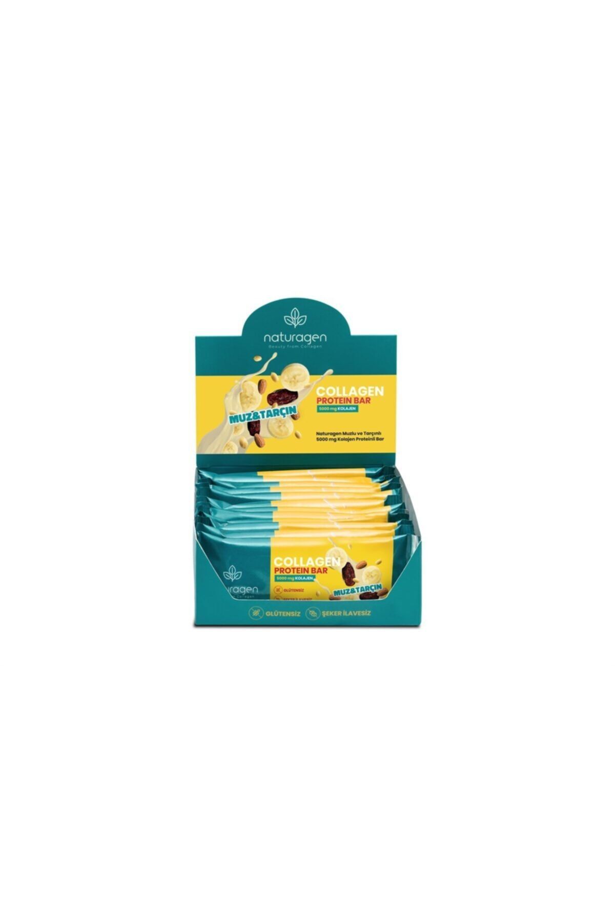 Naturagen Kolajen Bar Muz Tarçın 35 Gr X 12 Adet