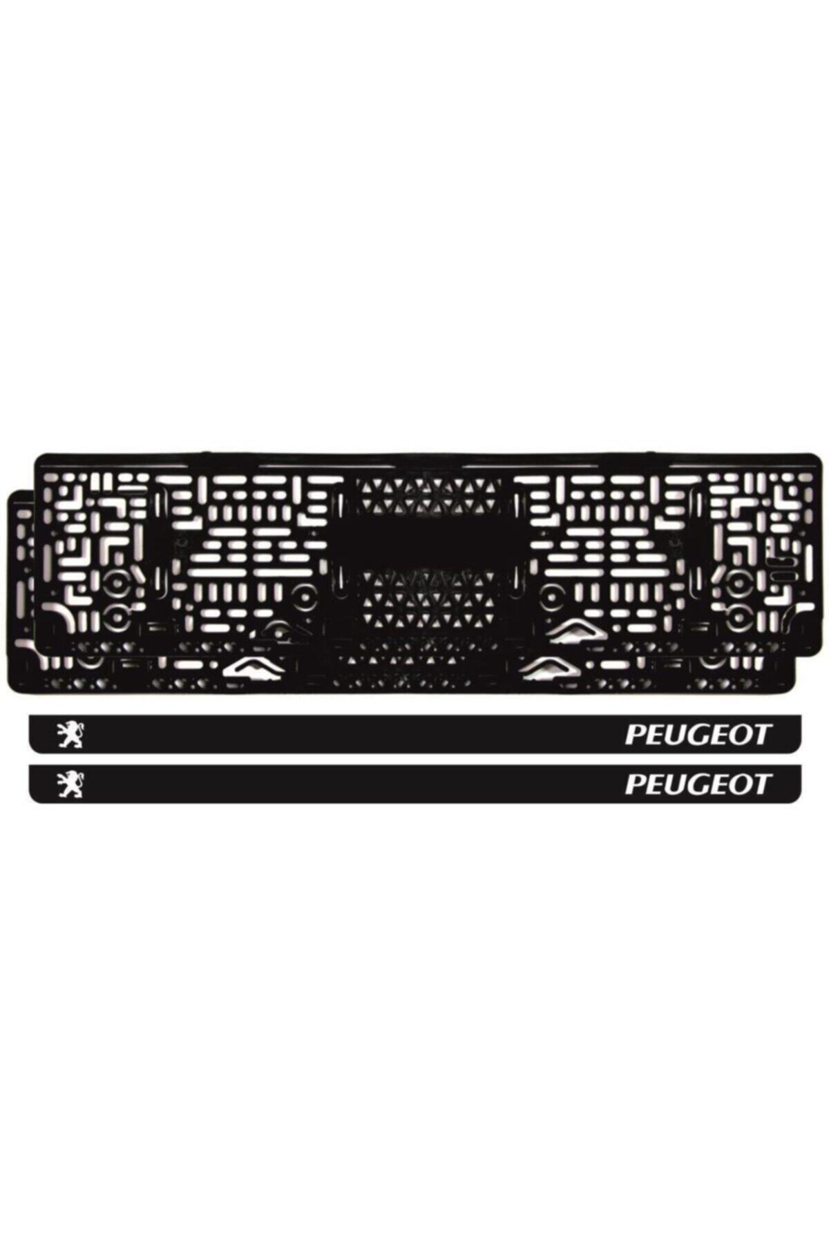 Ömr Dizayn Hediye Peugeot Logolu Uv Takmatik Plakalık Oto Aksesuar Tuning