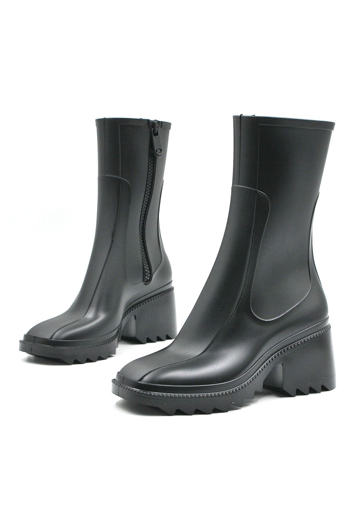 Tinka Bell Shoes 1466 Yağmur Botu Siyah