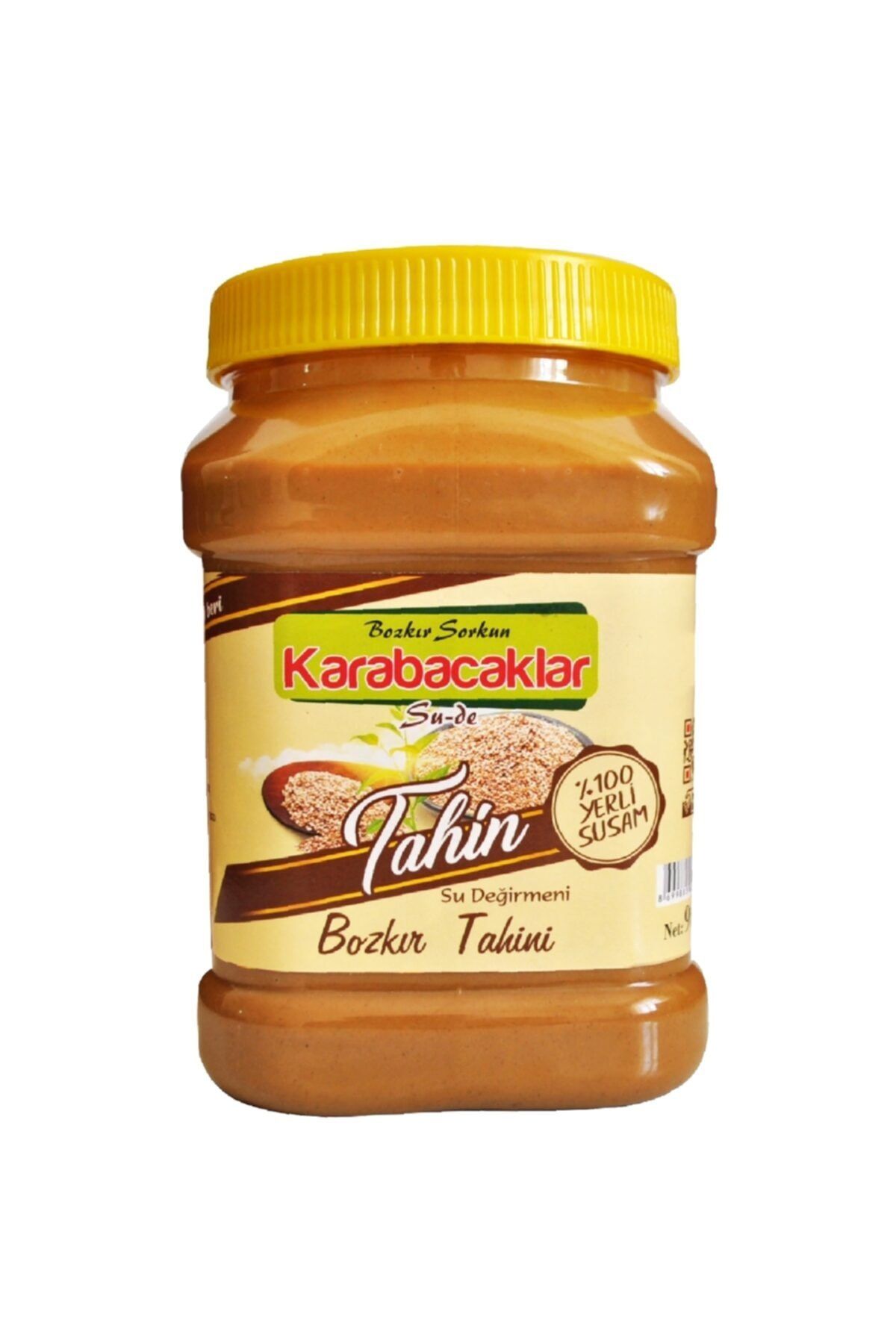 KARABACAKLAR Su Değirmeni Bozkır Tahini Kepeksiz Net 930 G