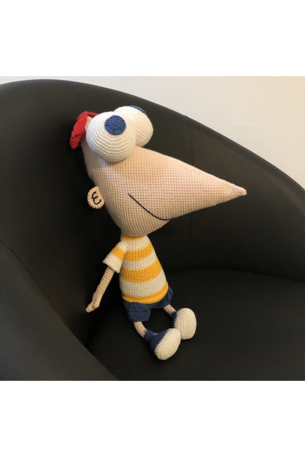 Kare Art Amigurumi Fineas. Hediyelik Dekoratif Örgü Oyuncak . %100 El Üretimi. Yerli Üretim. Yıkanabilir.