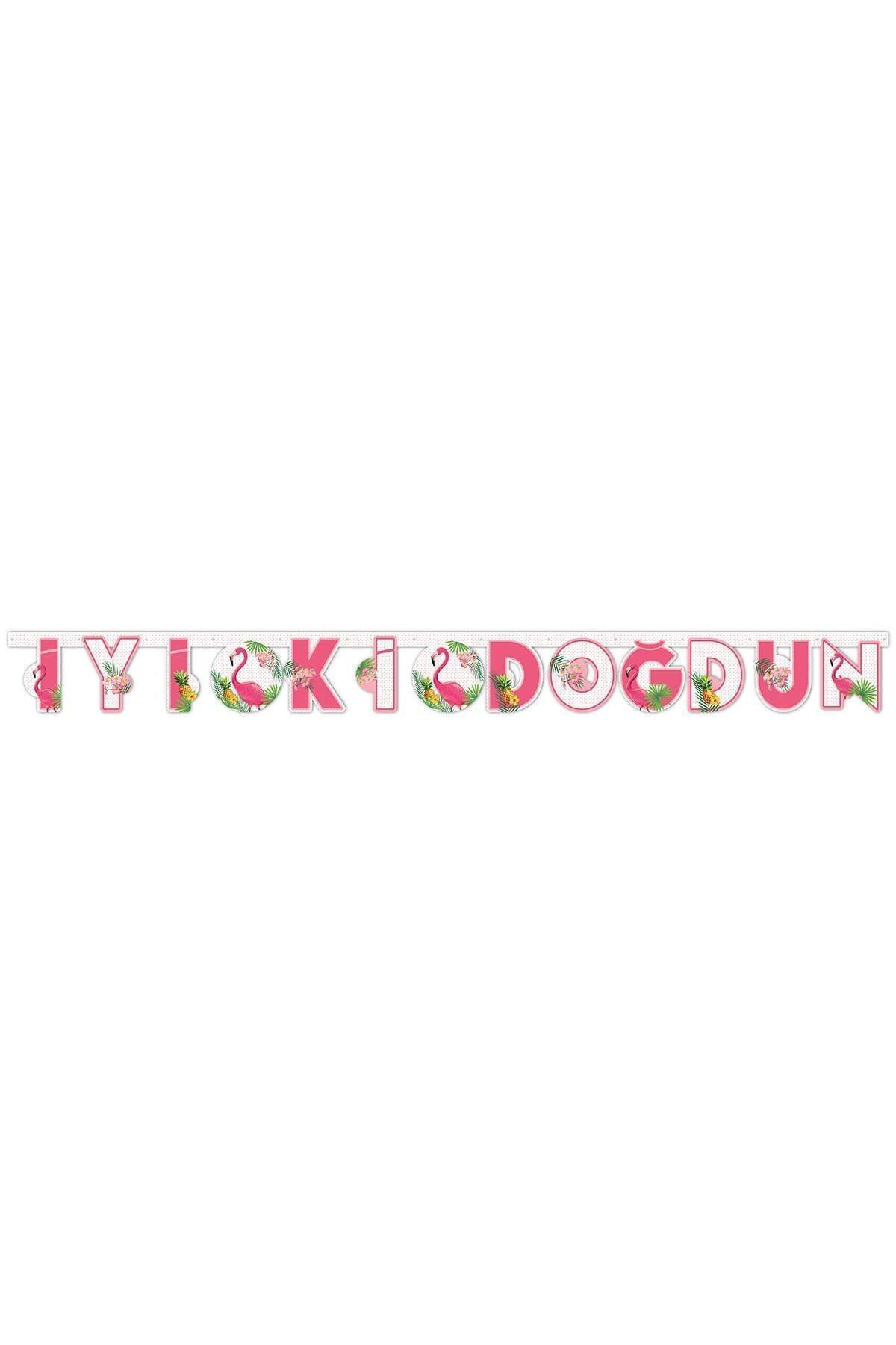 BalonEvi Tfl8832 , Flamingo, ''iyi Ki Doğdun'' Set