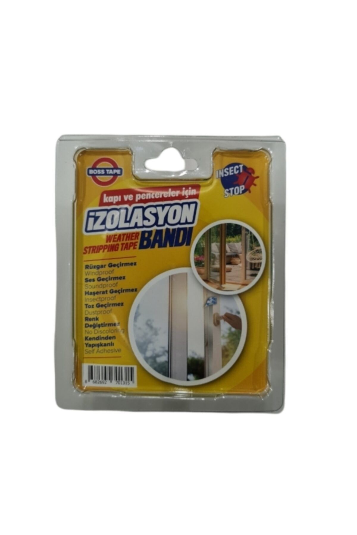 Boss Tape Kapı Ve Pencere Izolasyon Bandı 6 cm × 2.5 Metre