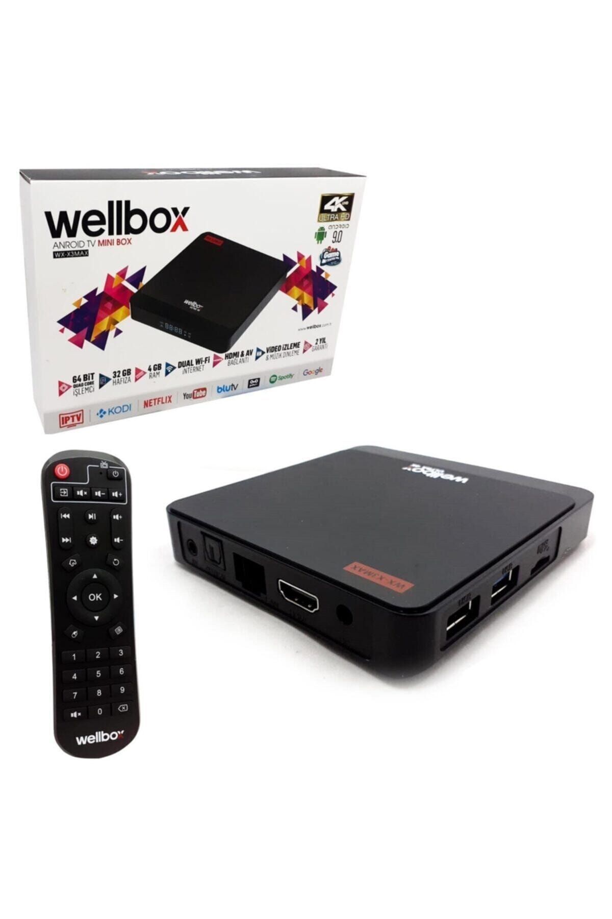 wellbox Mini Androıd Hd Uydu Alıcısı 4k Wifi Wx-x3max
