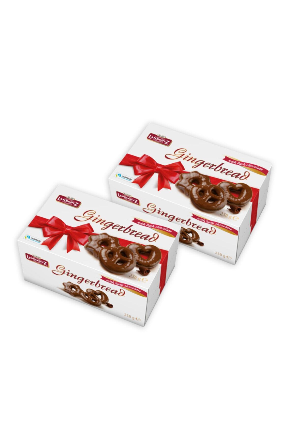 Lambertz Gingerbeard Bitter Çikolata Kaplı Kurabiye 250 Gram X 2 Paket