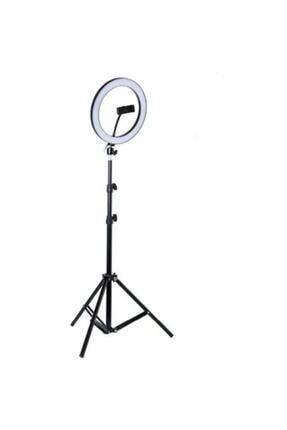 Kuaför Youtuber Makyaj Çekim Ring Fill Lightl Led 2 Mt Stand Stüdyo Işığı Ensiga 10 Inç Image 0
