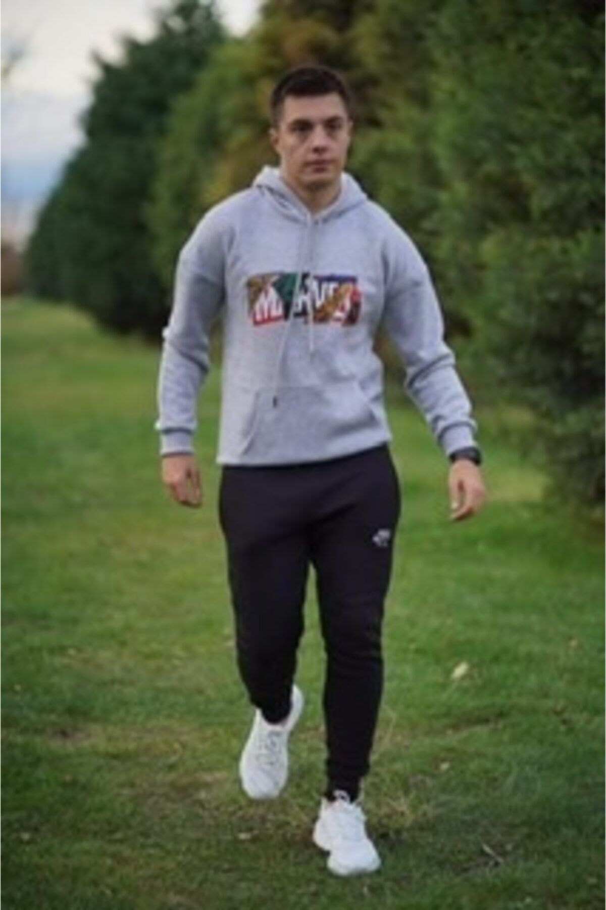 Smyrna Sweatshırt Gri Spor Giyim