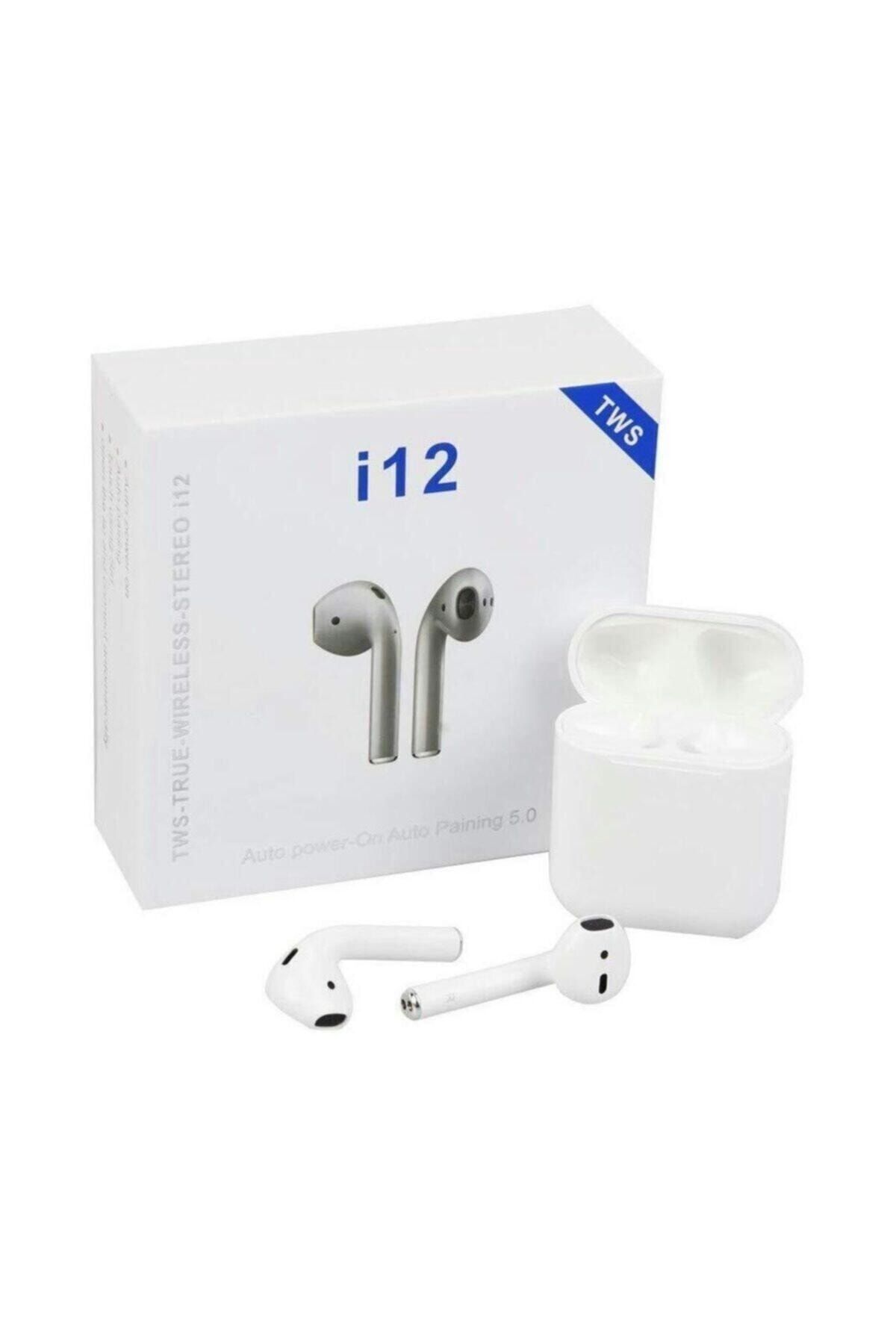 Tws Beyaz I12 Airpods Kulaklık