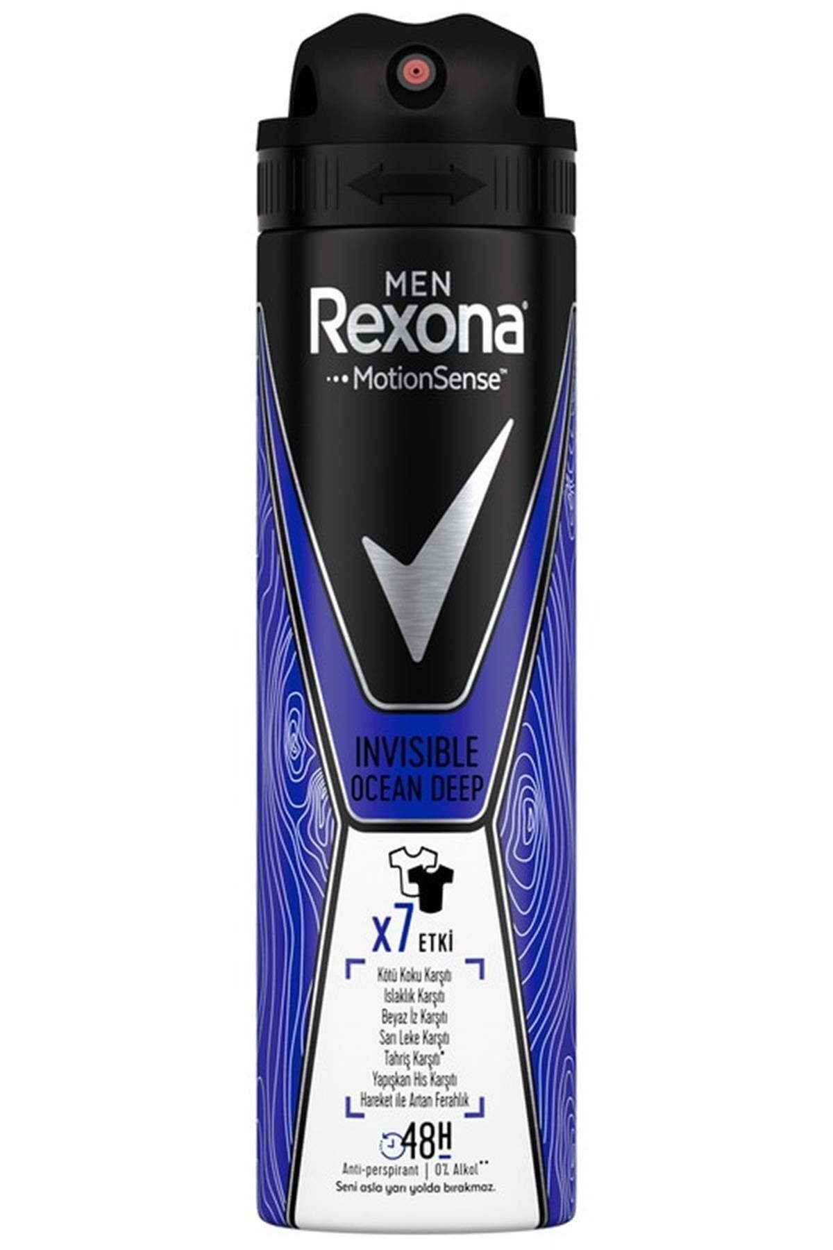 Rexona Men Aerosol Invisible Ocean Erkek Deodorant Sprey 150 Ml