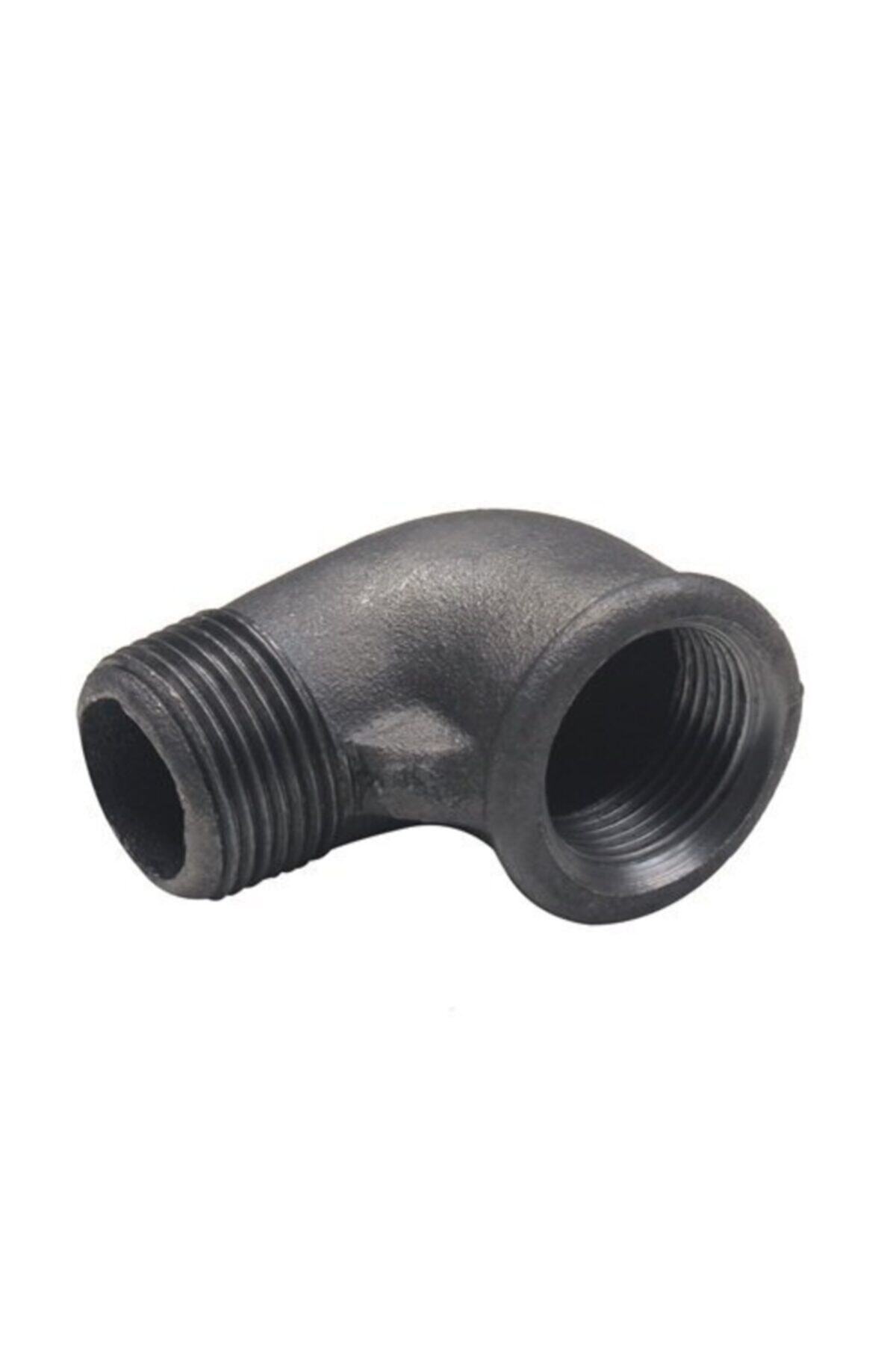 MKD 3/4'' Kuyruklu Dirsek Siyah Td