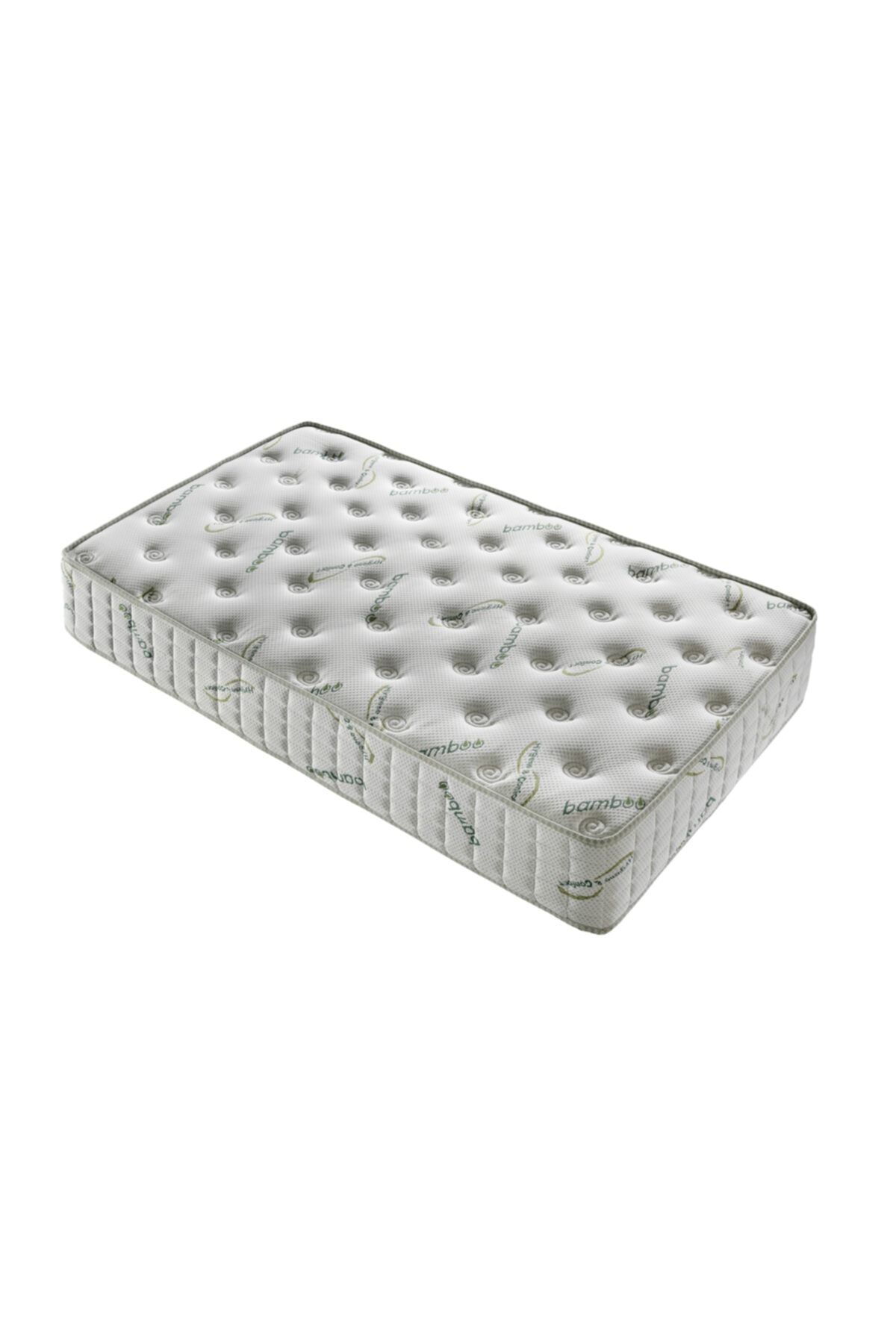 kuponsart 50x110 Bamboo Lüx Ortopedik Yaylı Bebek Yatak