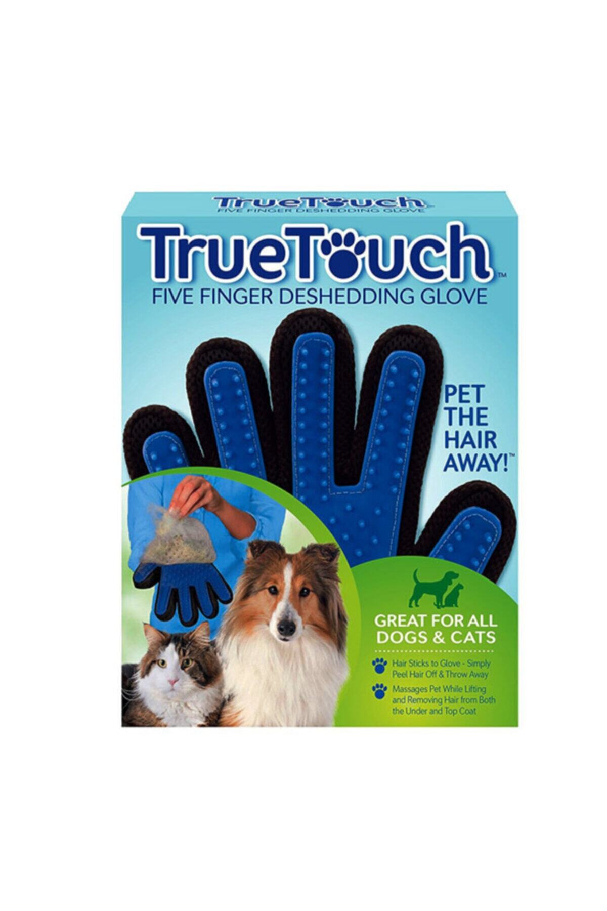 HİLALSHOP True Touch Kedi Ve Köpek Için Temizleme Ve Masaj Eldiveni