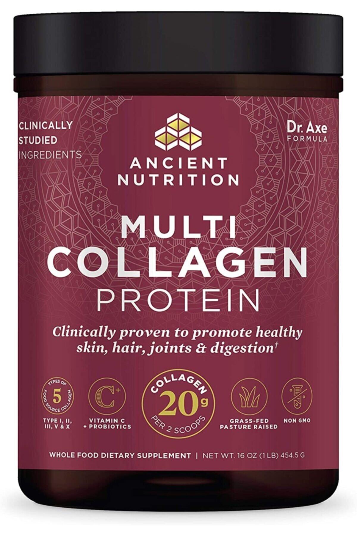 ANCIENT NUTRITION Multi Collagen Protein Collagen Unflavored 454.5 Gram