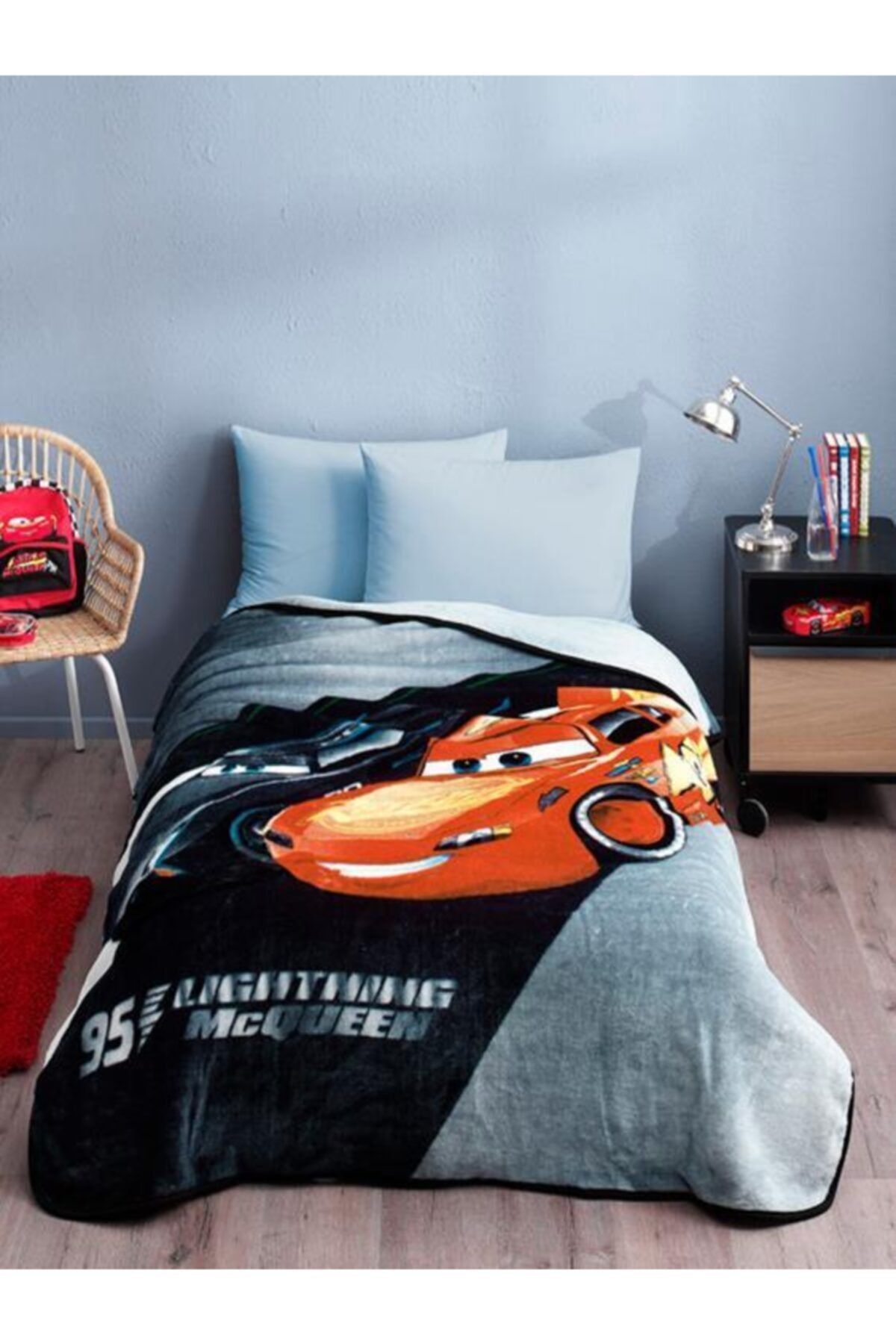 Özdilek Tek Kişilik Lisanslı Battaniye Cars Lmq95 Gri