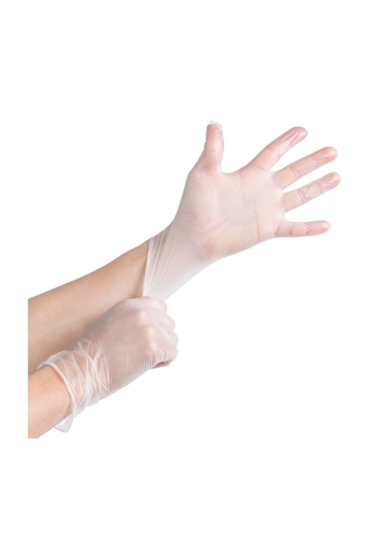 Medic Glove Pudrasız Vinil (vınyl) Muayene Eldiveni-10 Paket 100'lü (large)