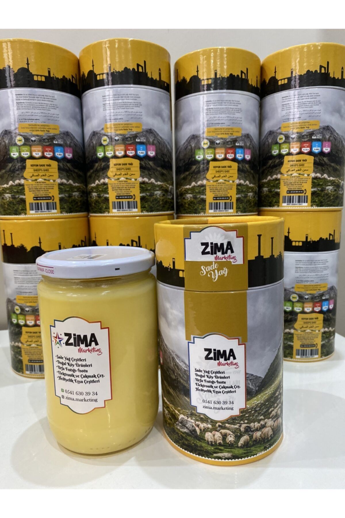 zima Doğal Sade Inek Yağı 500 Gr