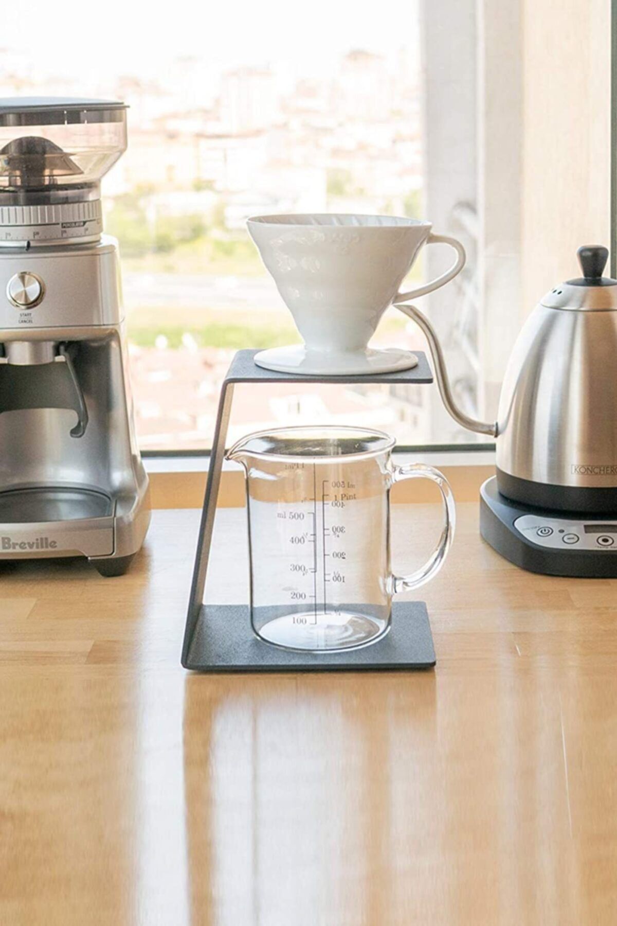 evimobidesign V60 Dripper Standı Filtre Kahve Demleme Sehpası