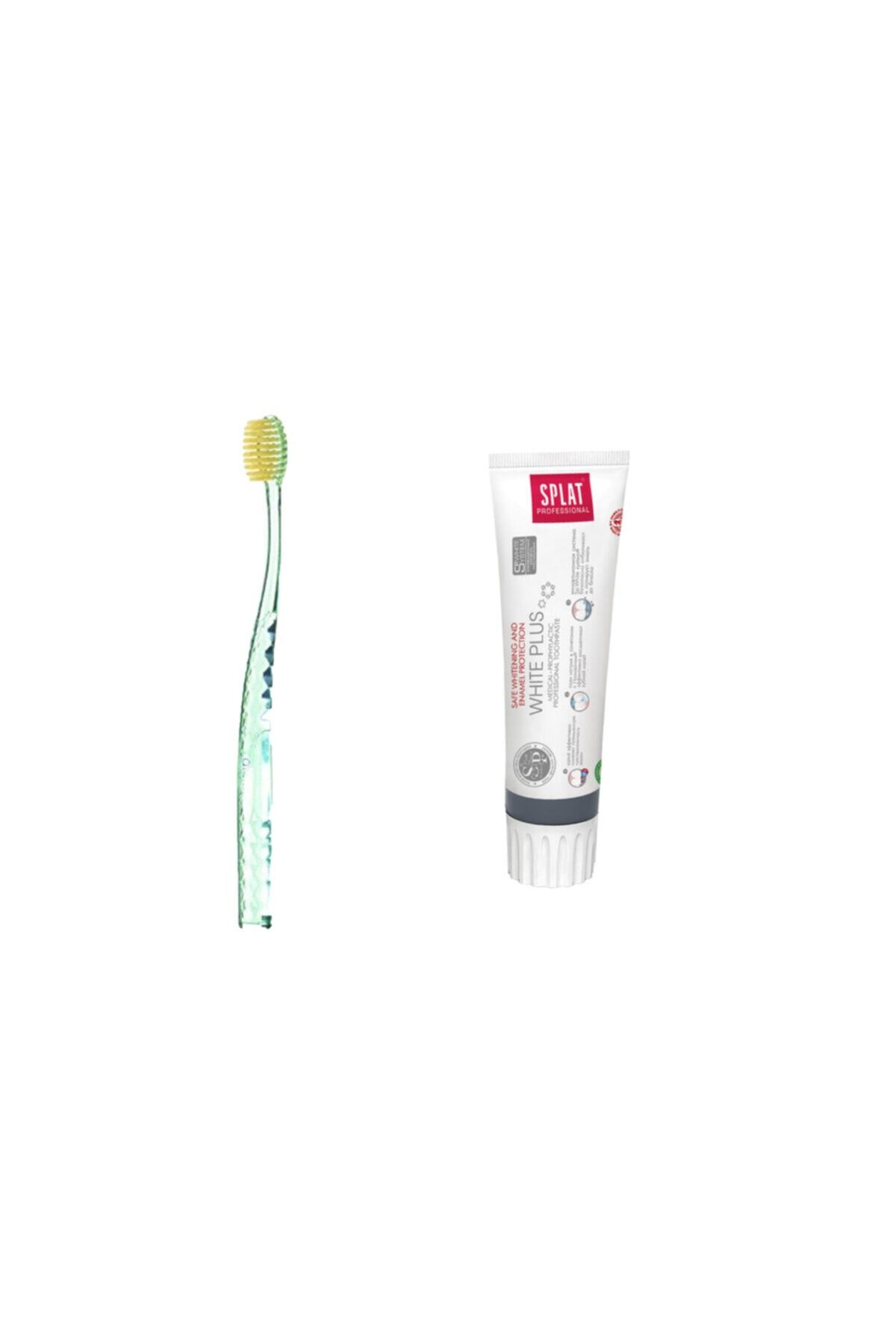 Splat White Plus+atomy Altın Tozlu Diş Fırçası