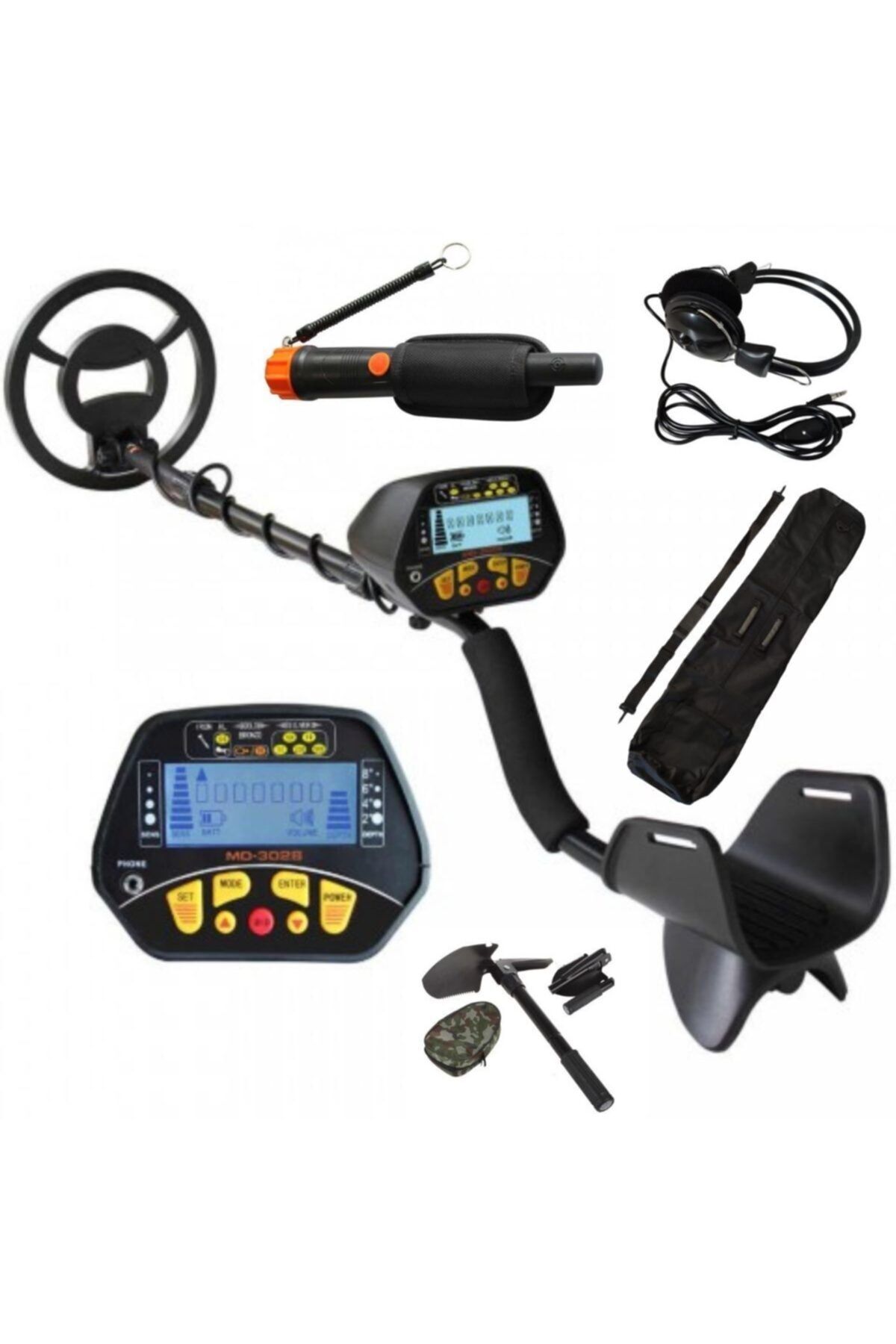 Nano Dedektör Md 3028 Pro 2022 Versiyon Metal Dedektörü Ve Md 720 Pointer
