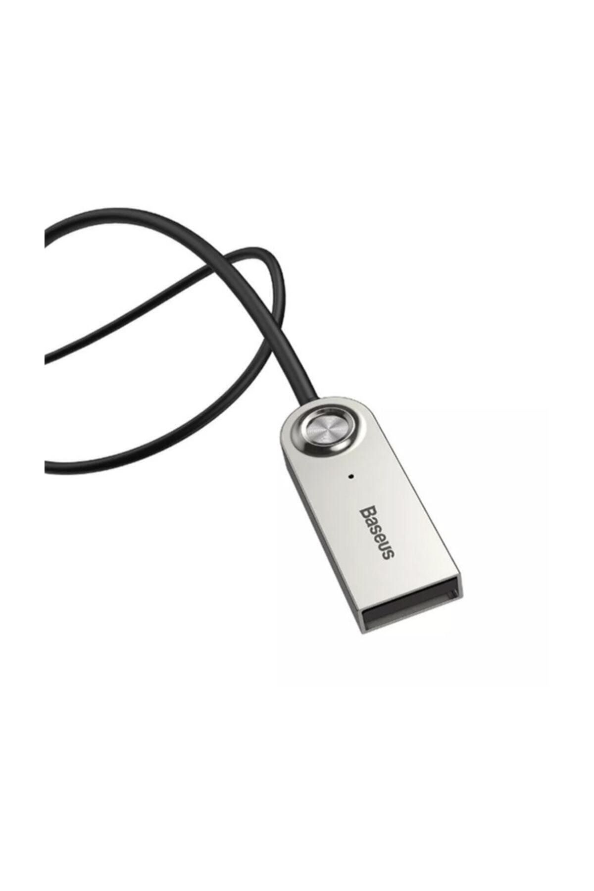 Baseus Usb Bluetooth Araç Aux Kiti Siyah