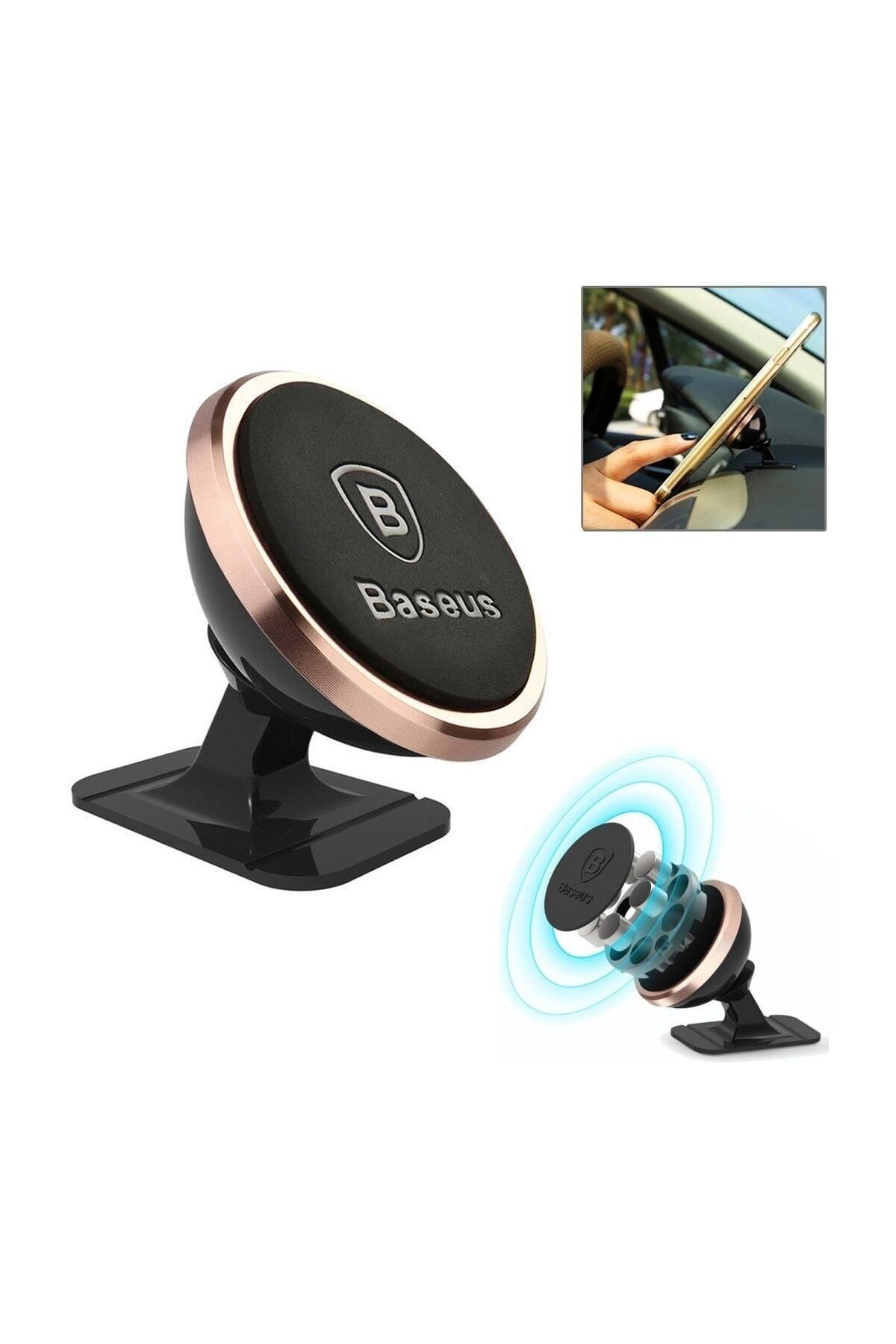 Baseus 360 Araç Iphone Samsung Manyetik Telefon Tutucu Cin41