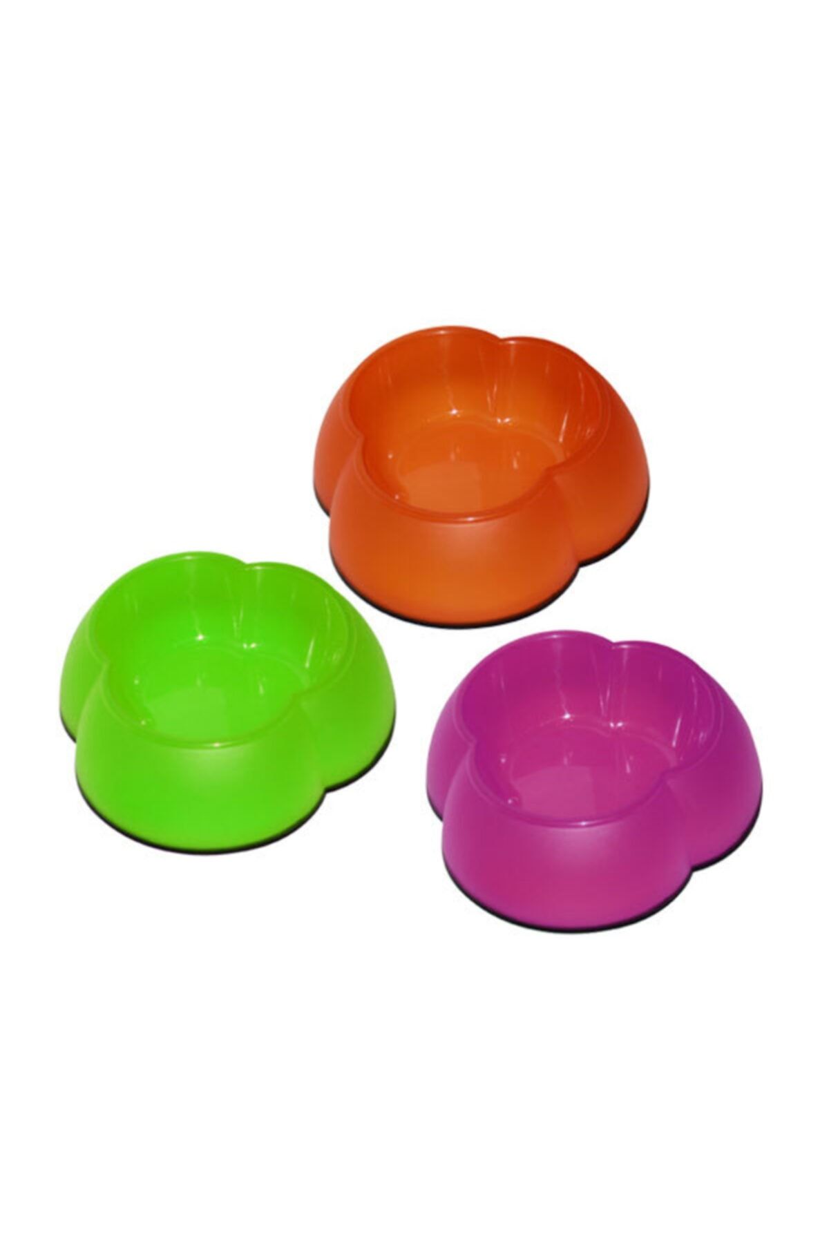 HİLALSHOP Pawise Plastik Mama Kabı Çiçek Şekilli 300 Ml