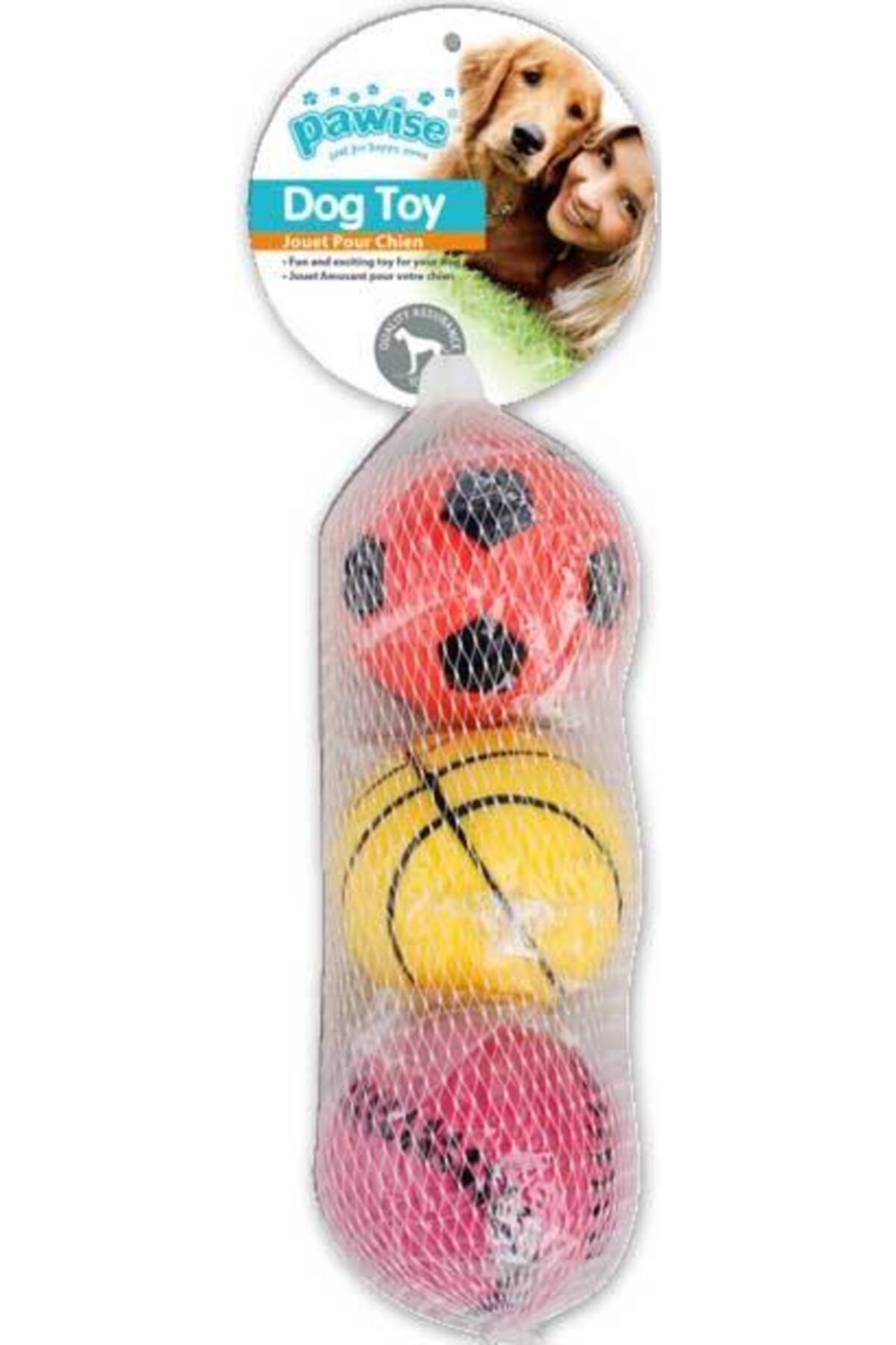 HİLALSHOP Pawise Sünger Top 19,5 Cm 3 Adet