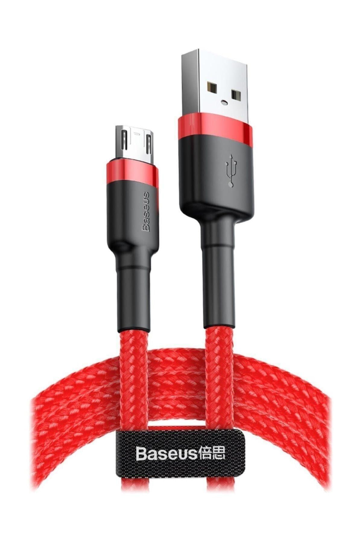 Baseus Cafule Serisi Usb Kablo Micro Usb 1.5a, 2m Kırmızı